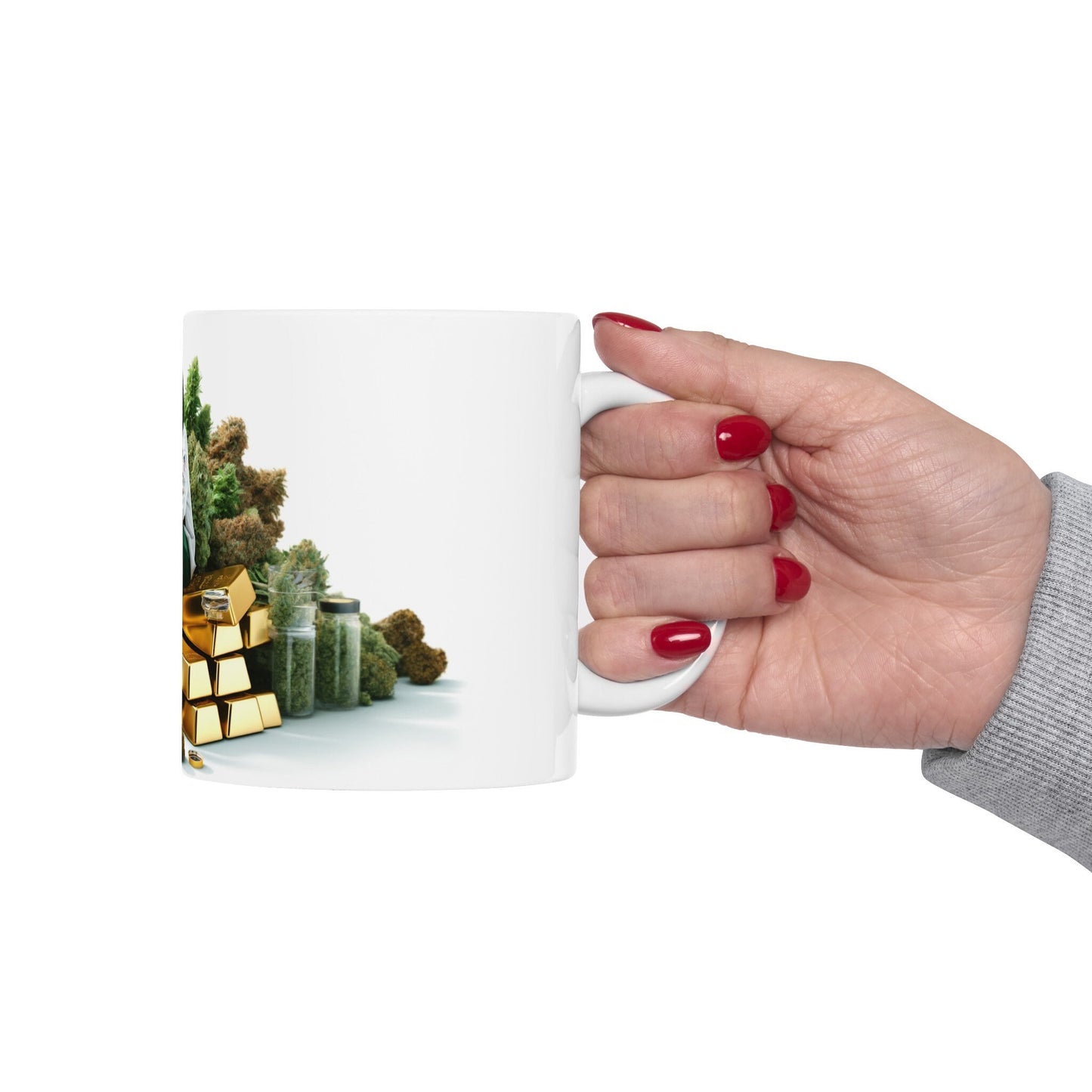GOLD and WEED - Cannabis Coffee Mug (11oz)