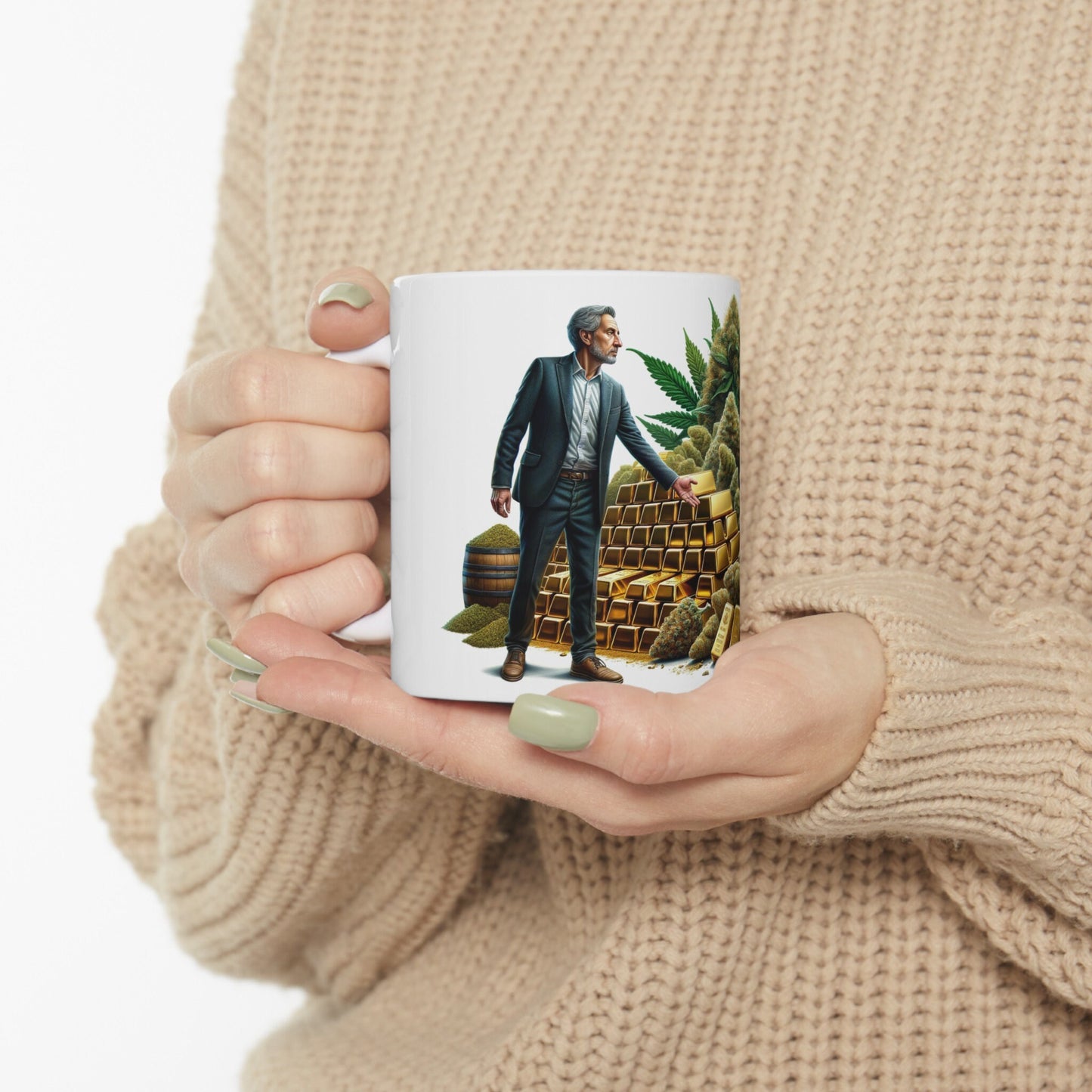 GOLD and WEED - Weed Coffee Mug (11oz)