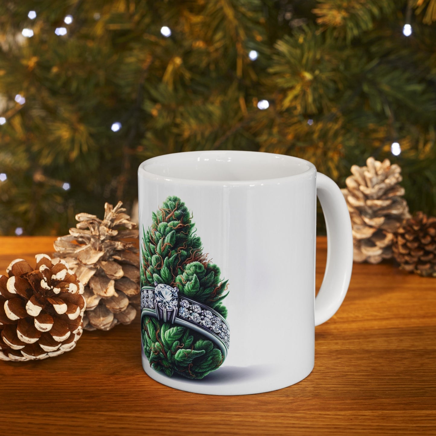 WEED WEDDING RINGS - Weed Coffee Mug (11oz)