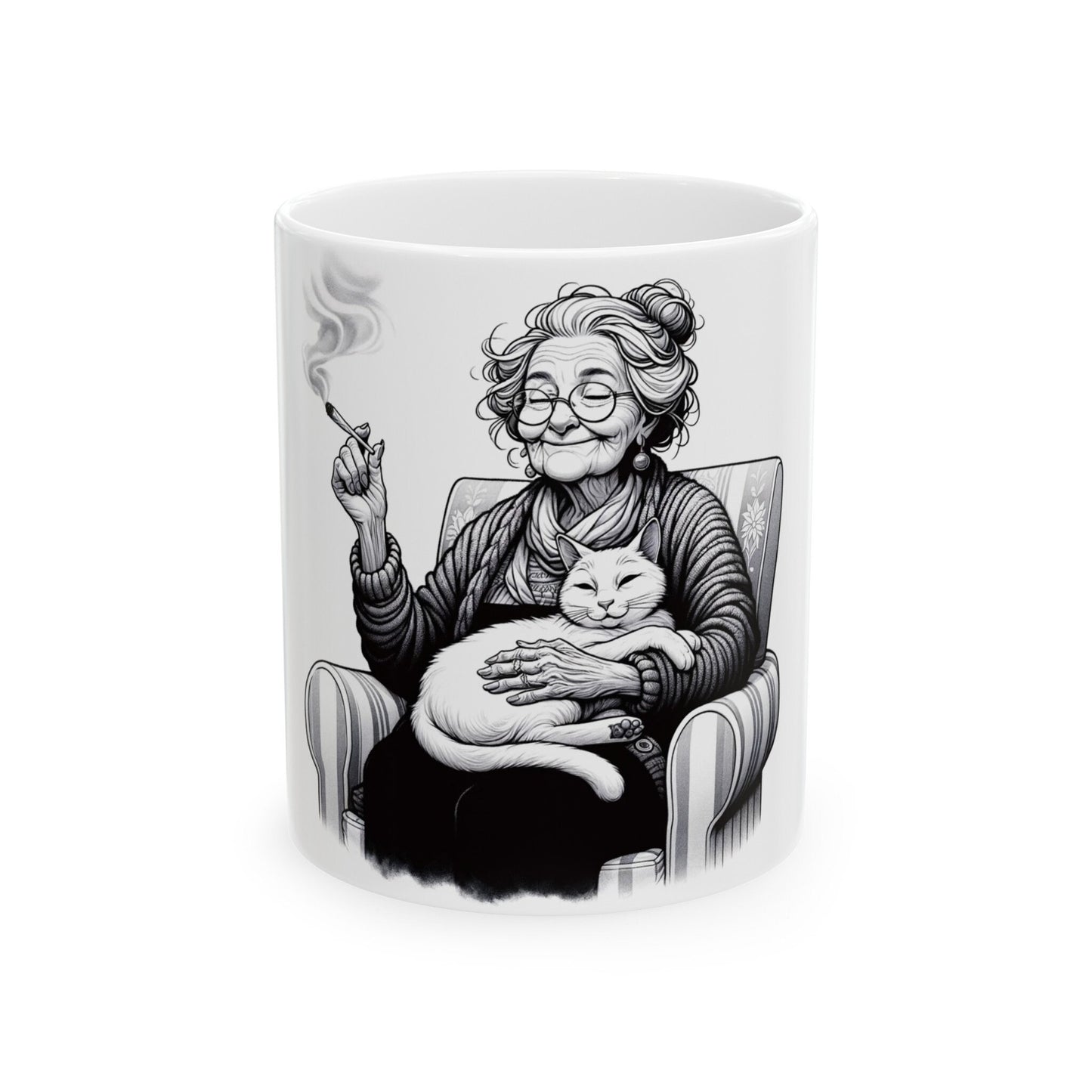 STONER GRANNY - Weed Coffee Mug (11oz)