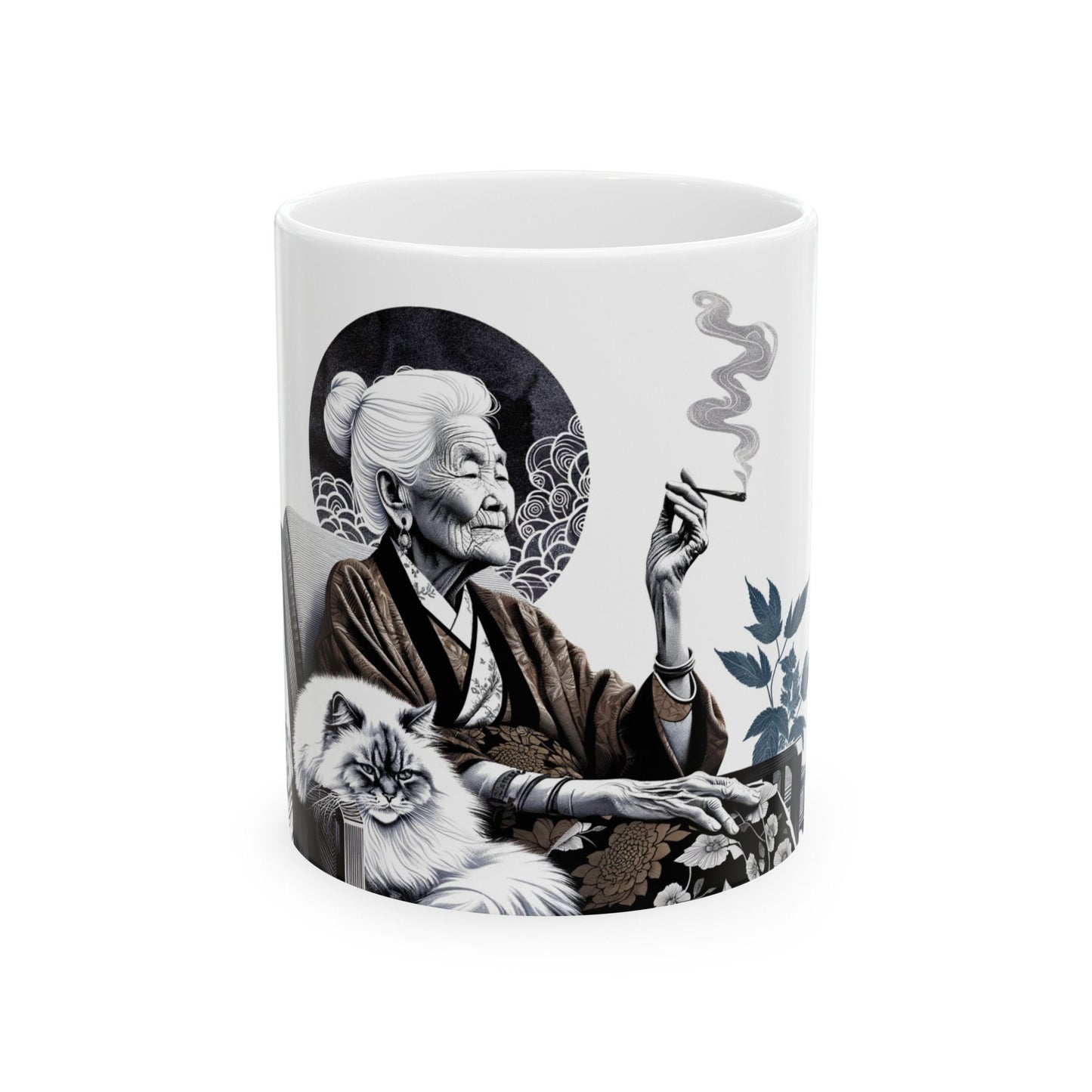 STONER CAT LADY - Weed Coffee Mug (11oz)