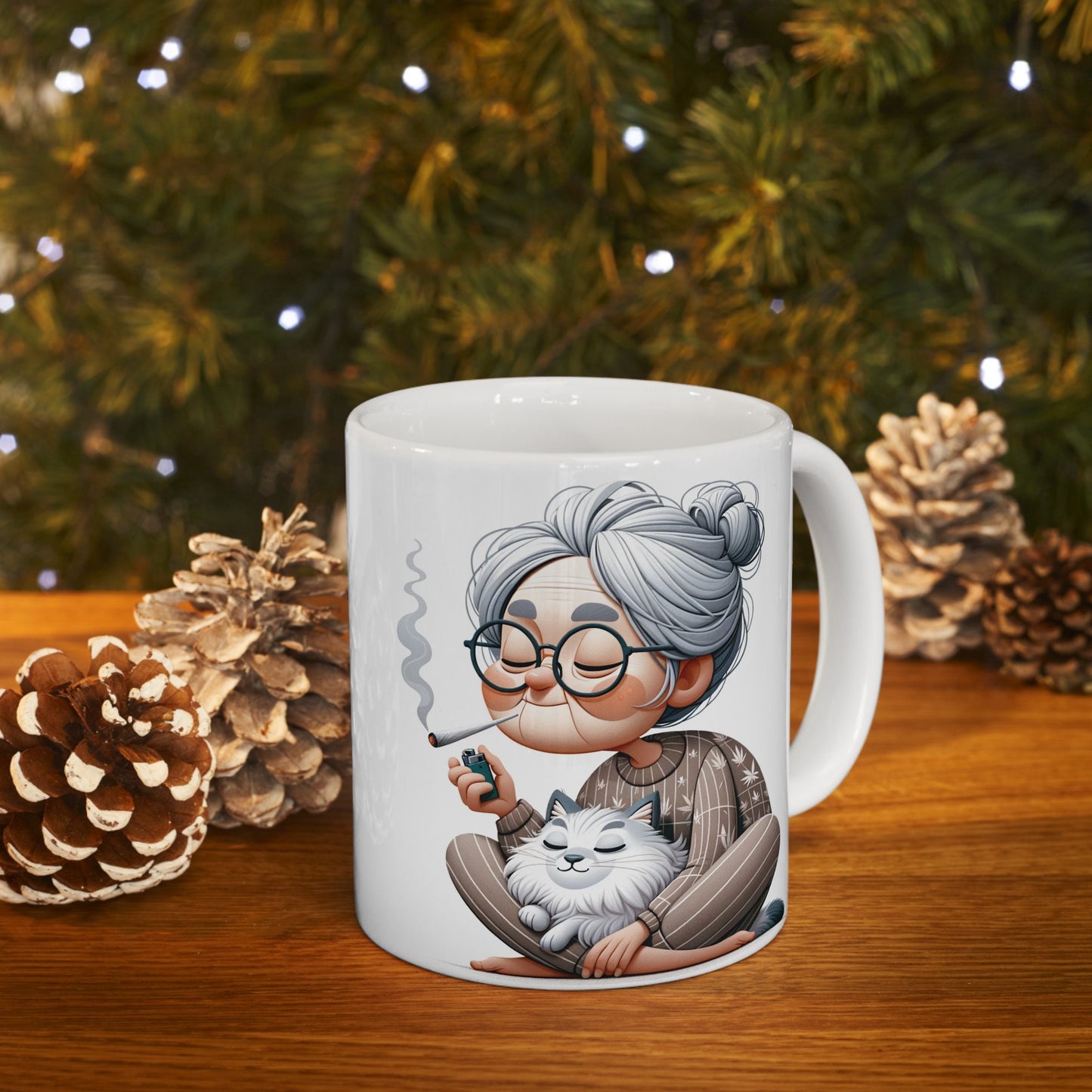 STONER GRANNY - Weed Coffee Mug (11oz)