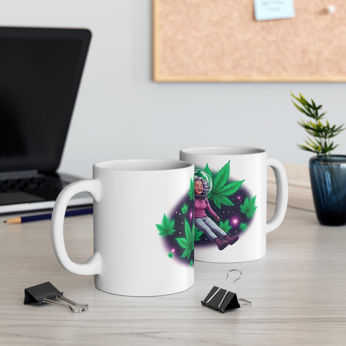 OLD STONER COUPLE - Cannabis Coffee Mug (11oz)