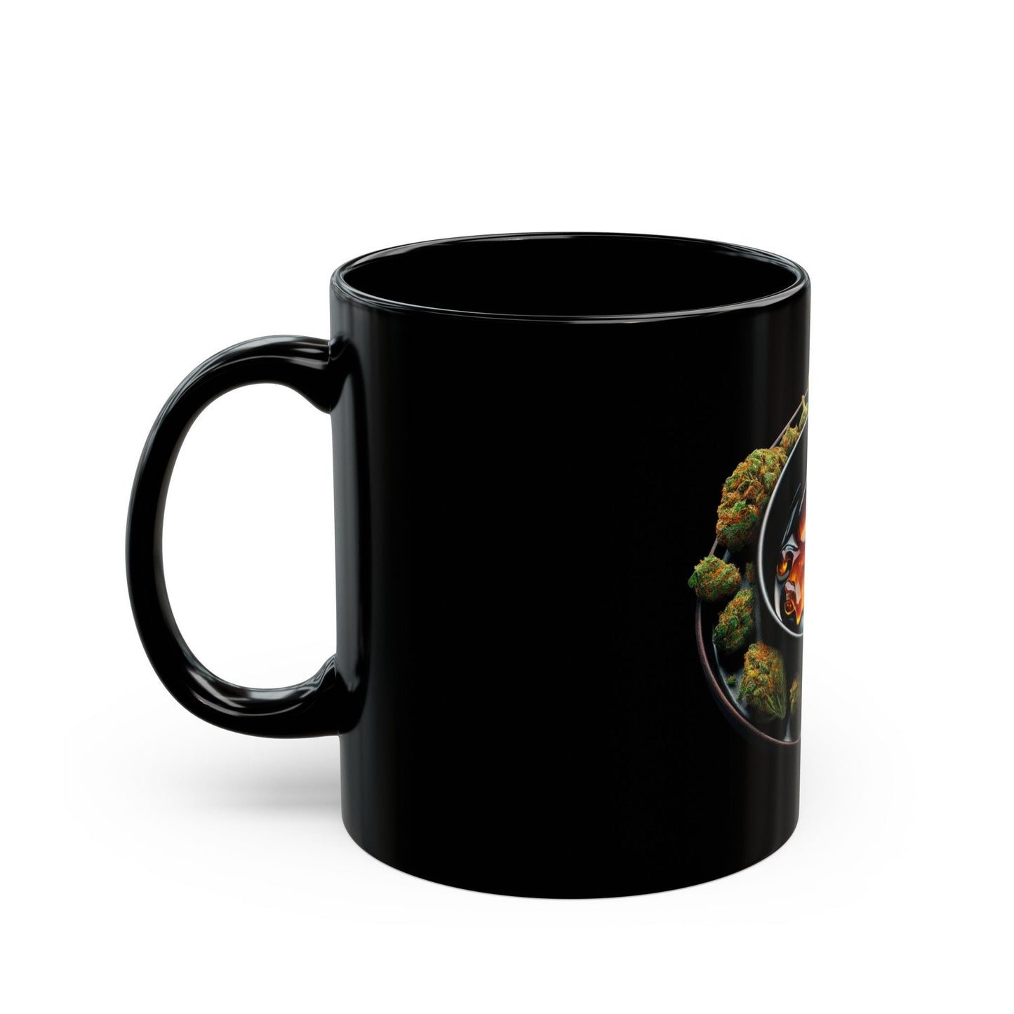 WEED WAX SOUP - Weed Coffee Mug (11oz) BLACK