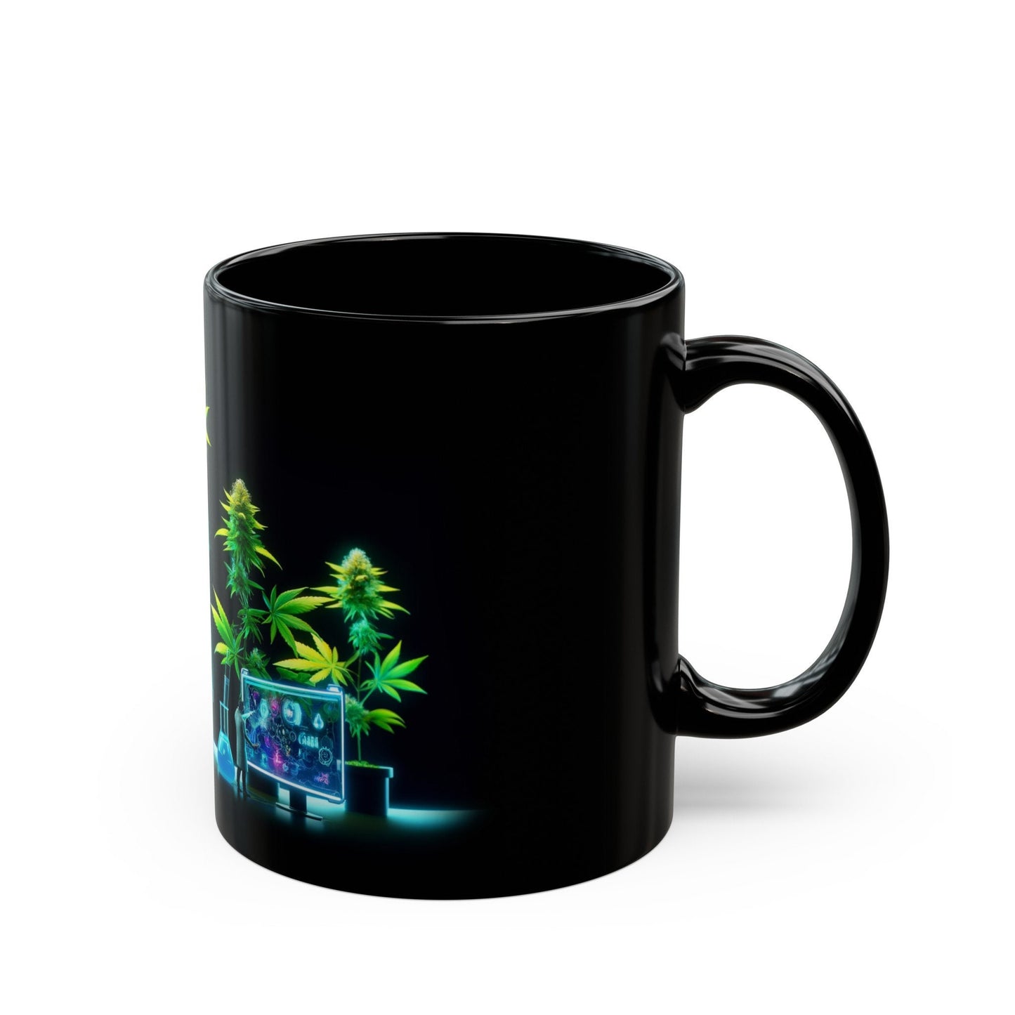 WEED GENETICS - Weed Coffee Mug (11oz) BLACK