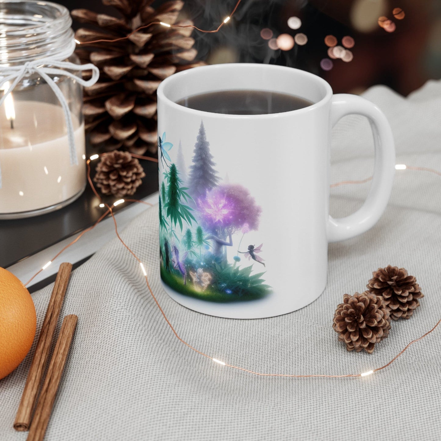MAGIC WEED SCENE - Coffee Weed Mug (11oz)