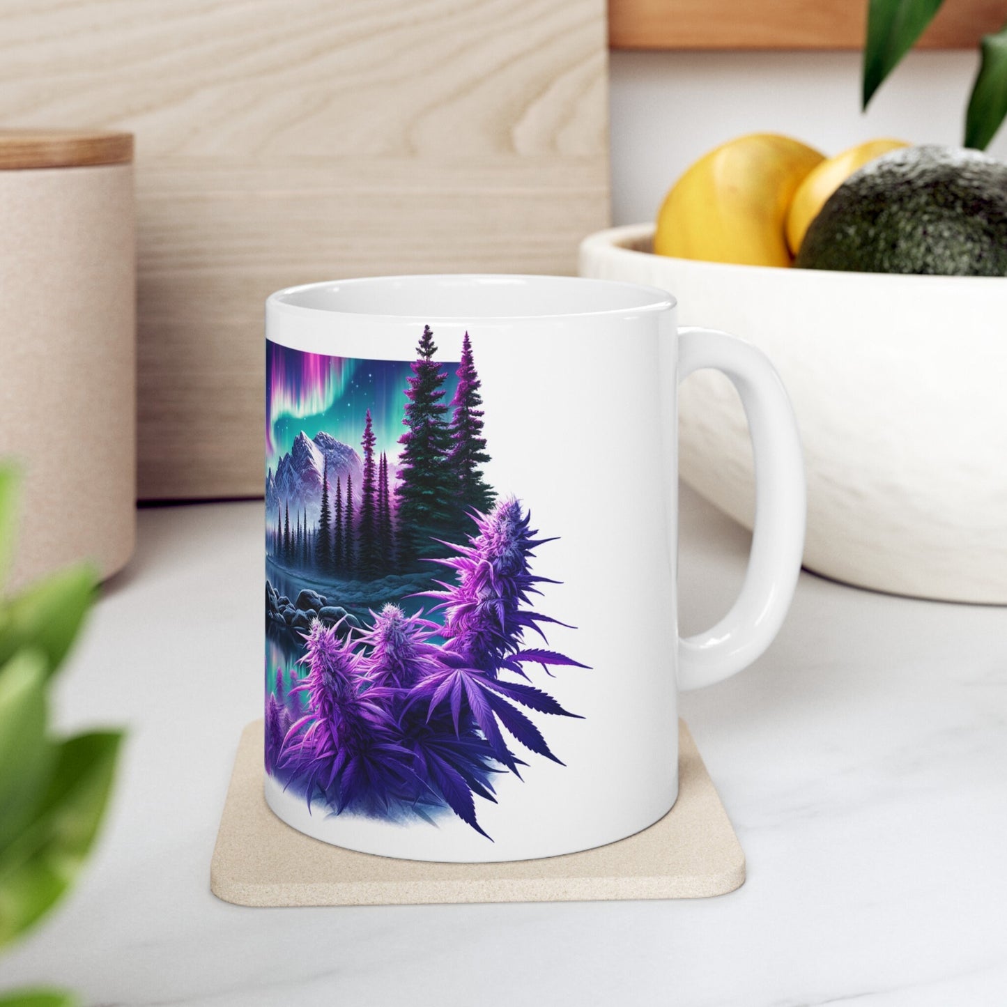 420 NORTHERN LIGHTS - Coffee Weed Mug (11oz)