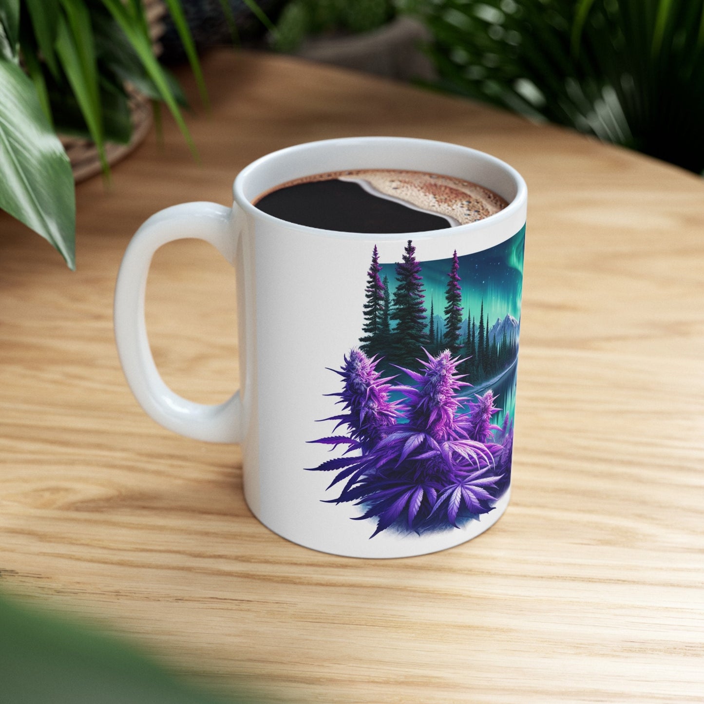 420 NORTHERN LIGHTS - Coffee Weed Mug (11oz)