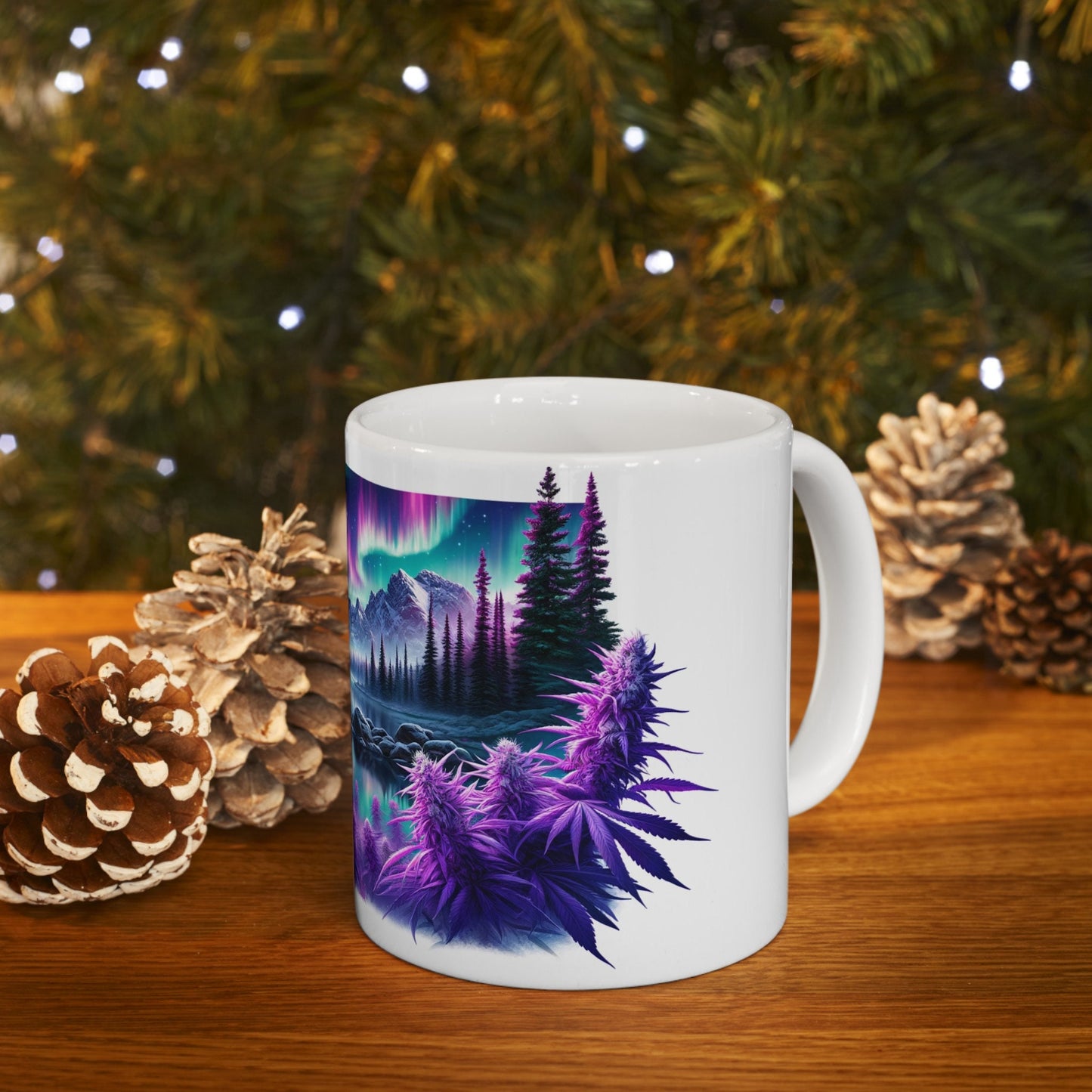 420 NORTHERN LIGHTS - Coffee Weed Mug (11oz)