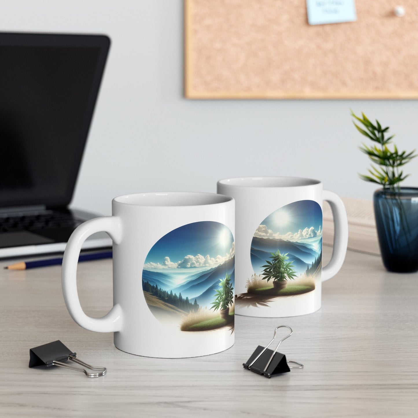 420 MOUNTAIN VIEW - Coffee Weed Mug (11oz)