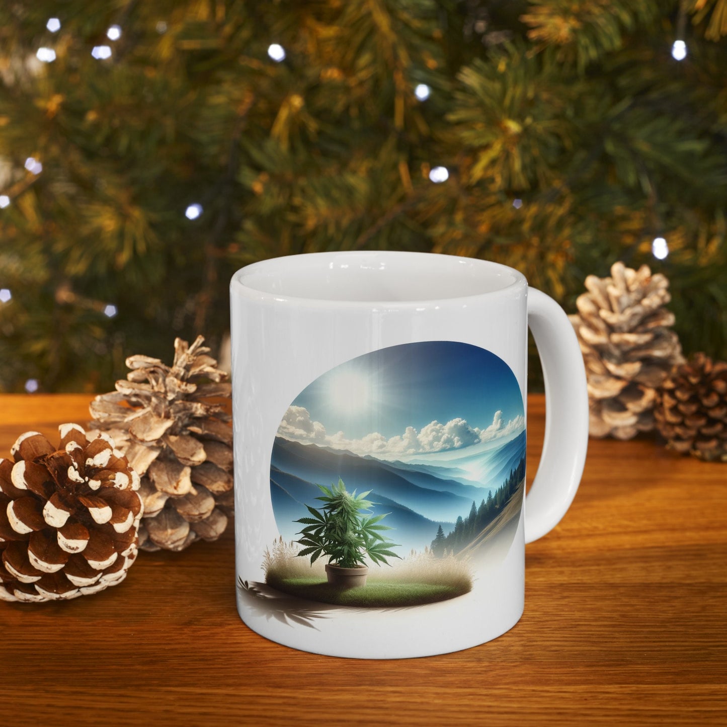 420 MOUNTAIN VIEW - Coffee Weed Mug (11oz)