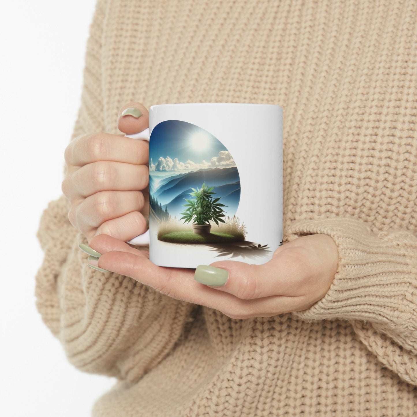 420 MOUNTAIN VIEW - Coffee Weed Mug (11oz)