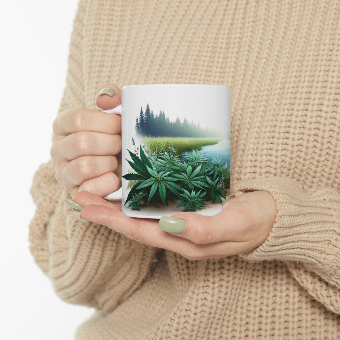 420 WEED RIVER - Coffee Weed Mug (11oz)