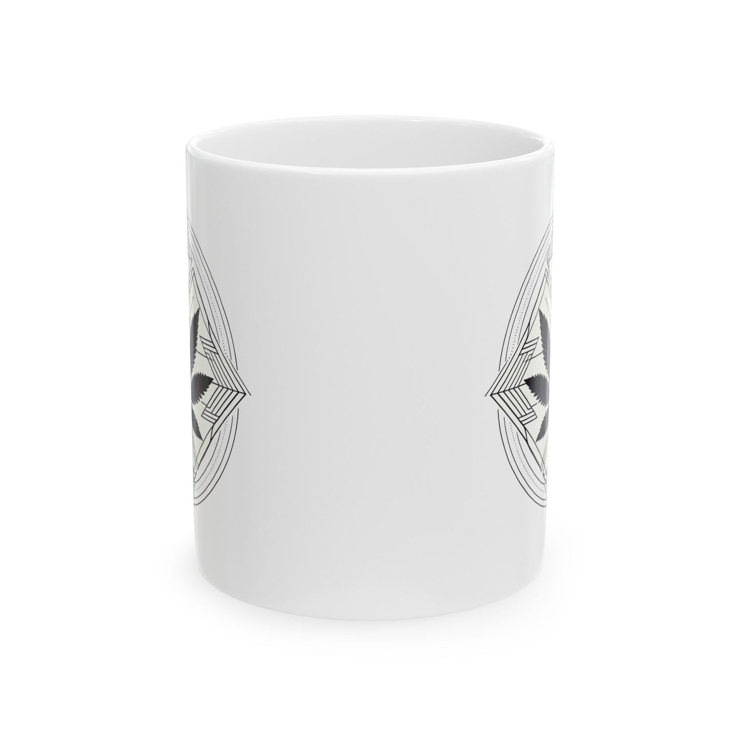 GEOMETRIC WEED - Coffee Weed Mug (11oz) Dual Sided
