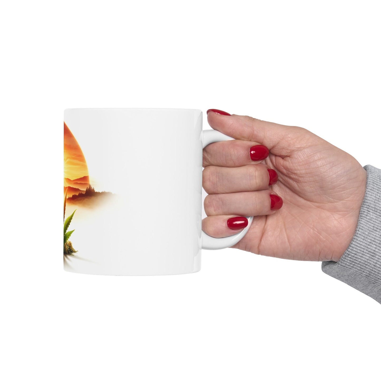 WEED RUNRISE MUG - Coffee Weed Mug (11oz)