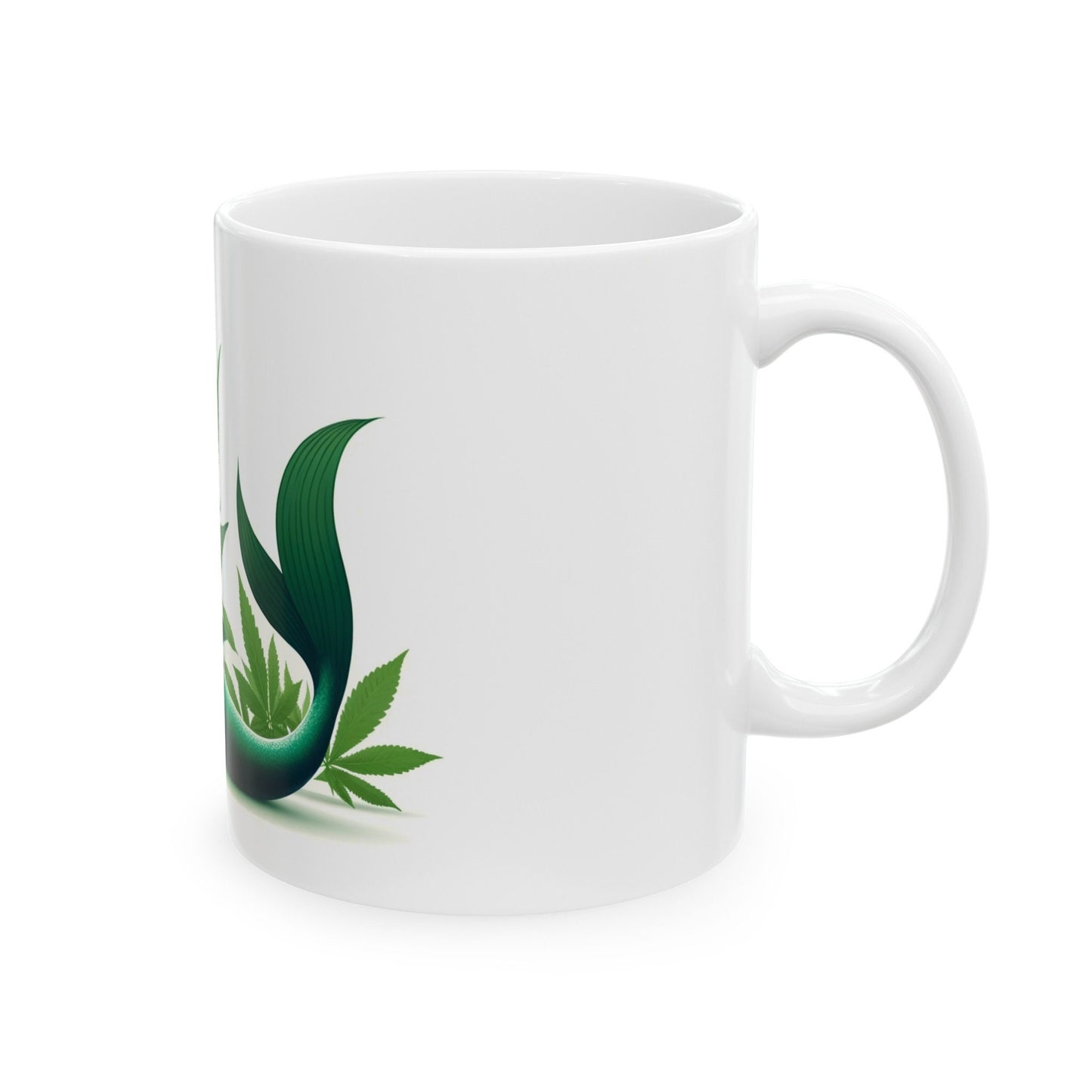 SIMPLE MERMAID Mug - Weed Coffee Mug (11oz)