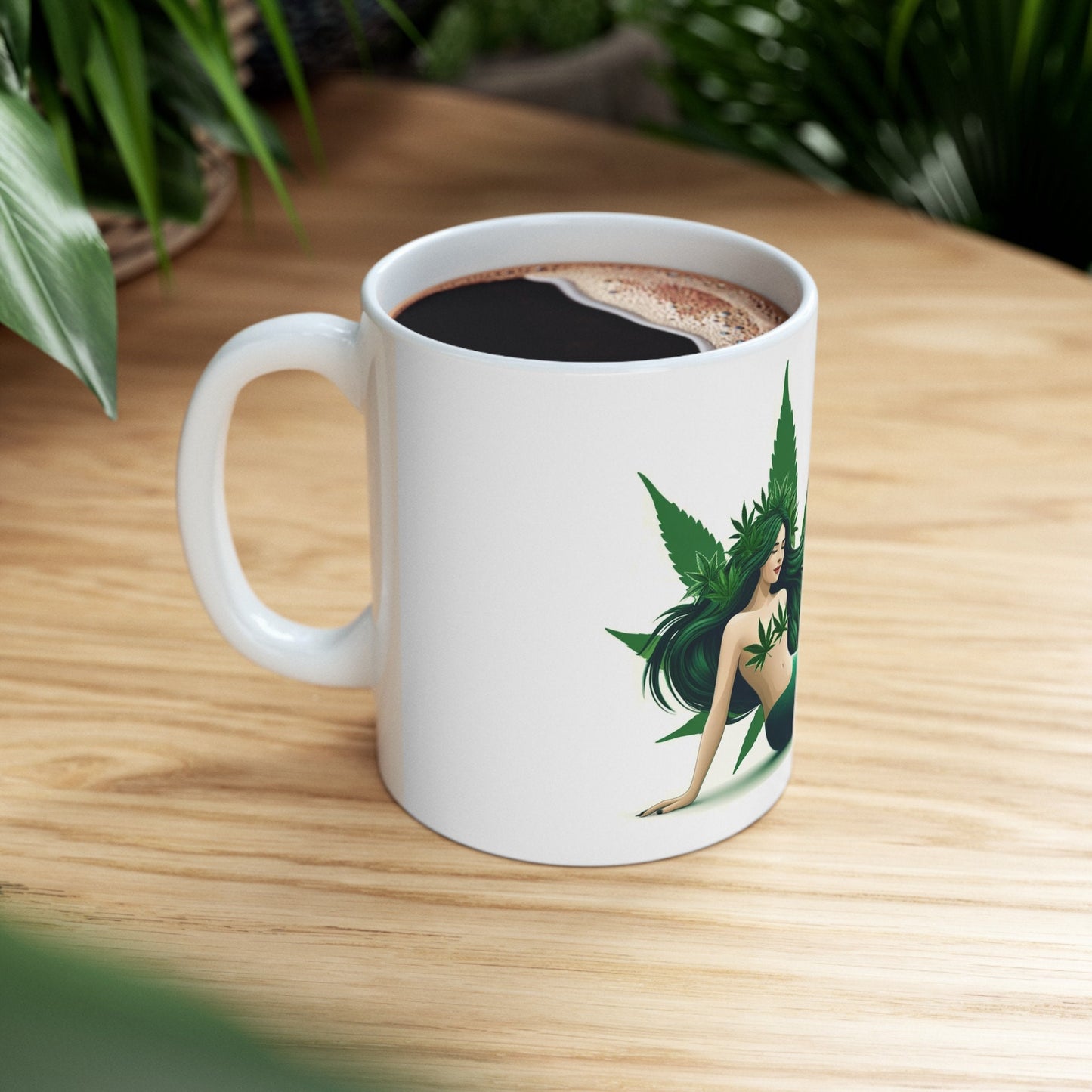 SIMPLE MERMAID Mug - Weed Coffee Mug (11oz)