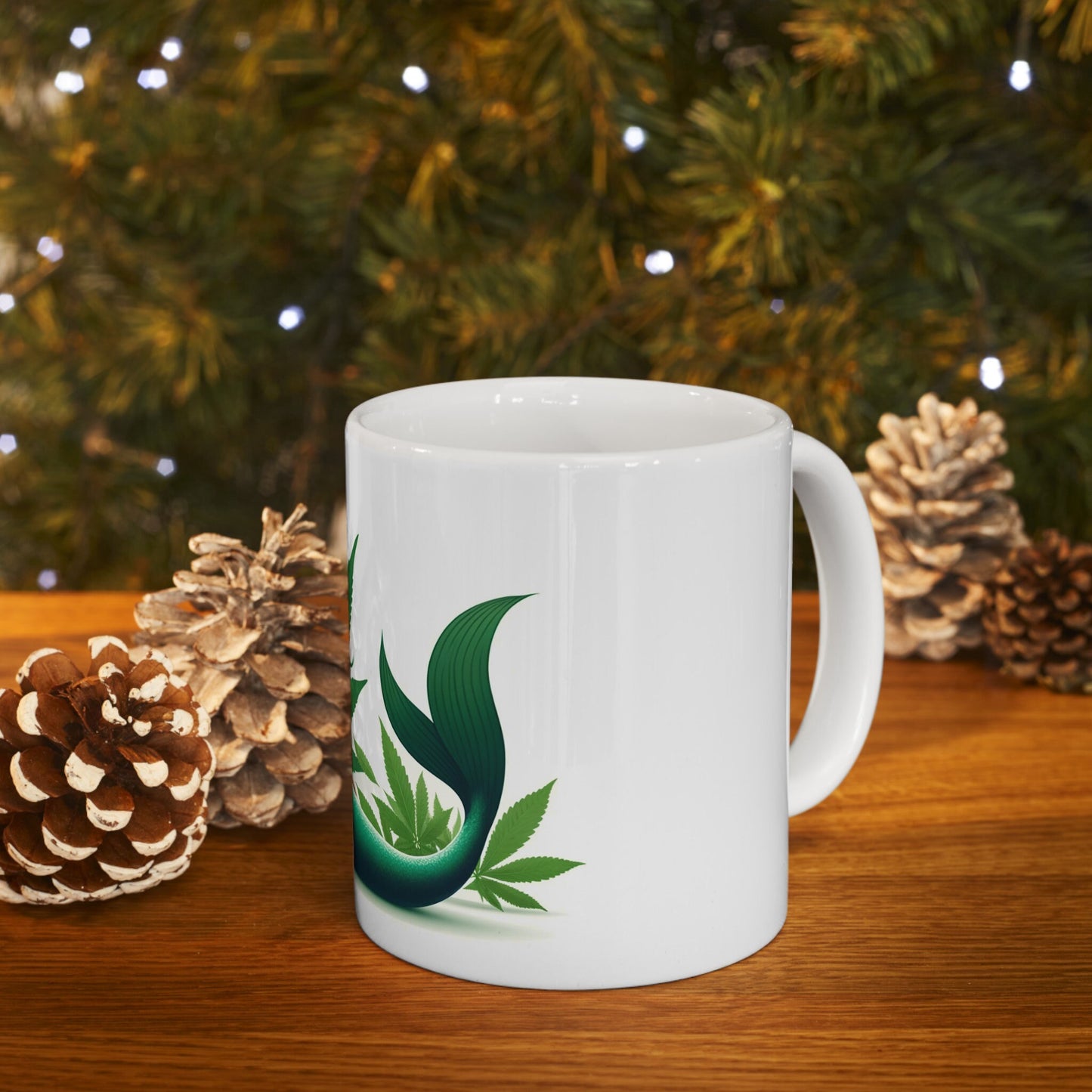SIMPLE MERMAID Mug - Weed Coffee Mug (11oz)