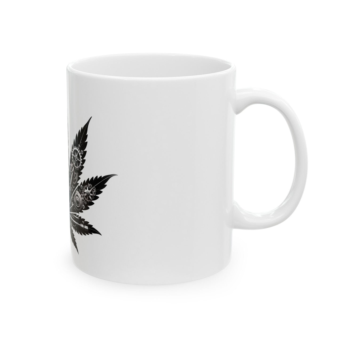 WEED LEAF of GEARS - Coffee Weed Mug (11oz)