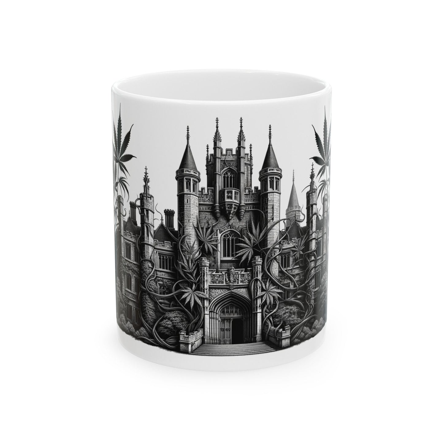 GOTH CASTLE Mug - Weed Coffee Mug (11oz)