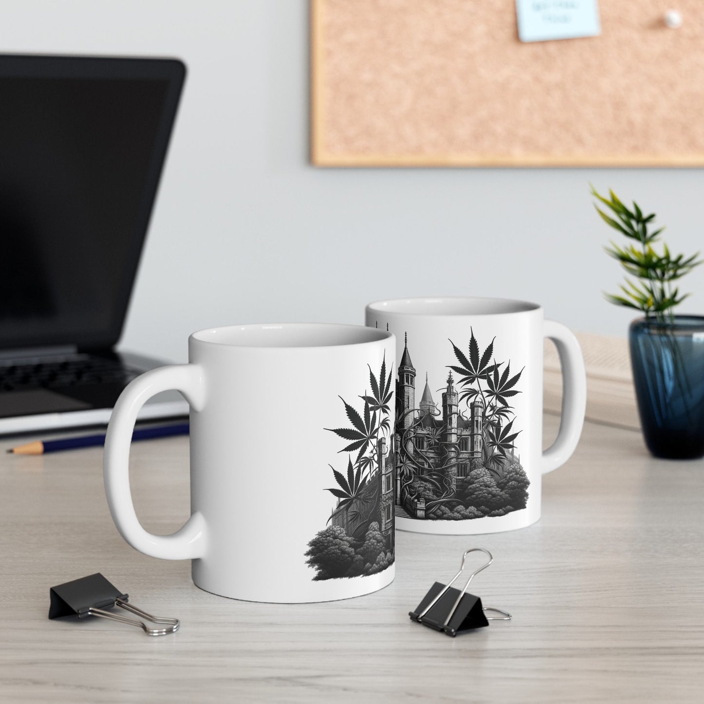 GOTH CASTLE Mug - Weed Coffee Mug (11oz)