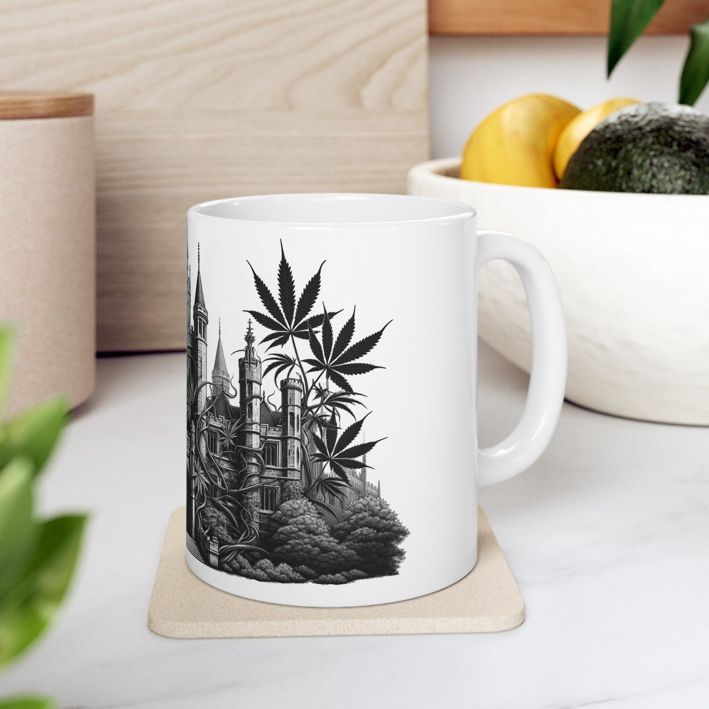 GOTH CASTLE Mug - Weed Coffee Mug (11oz)