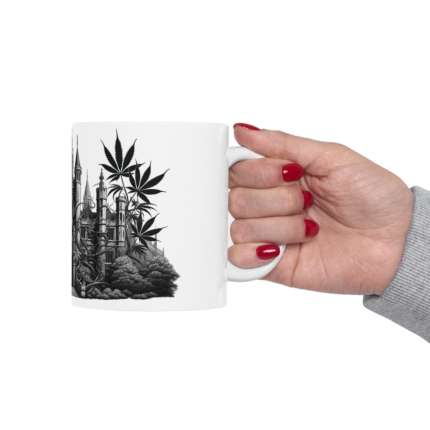GOTH CASTLE Mug - Weed Coffee Mug (11oz)