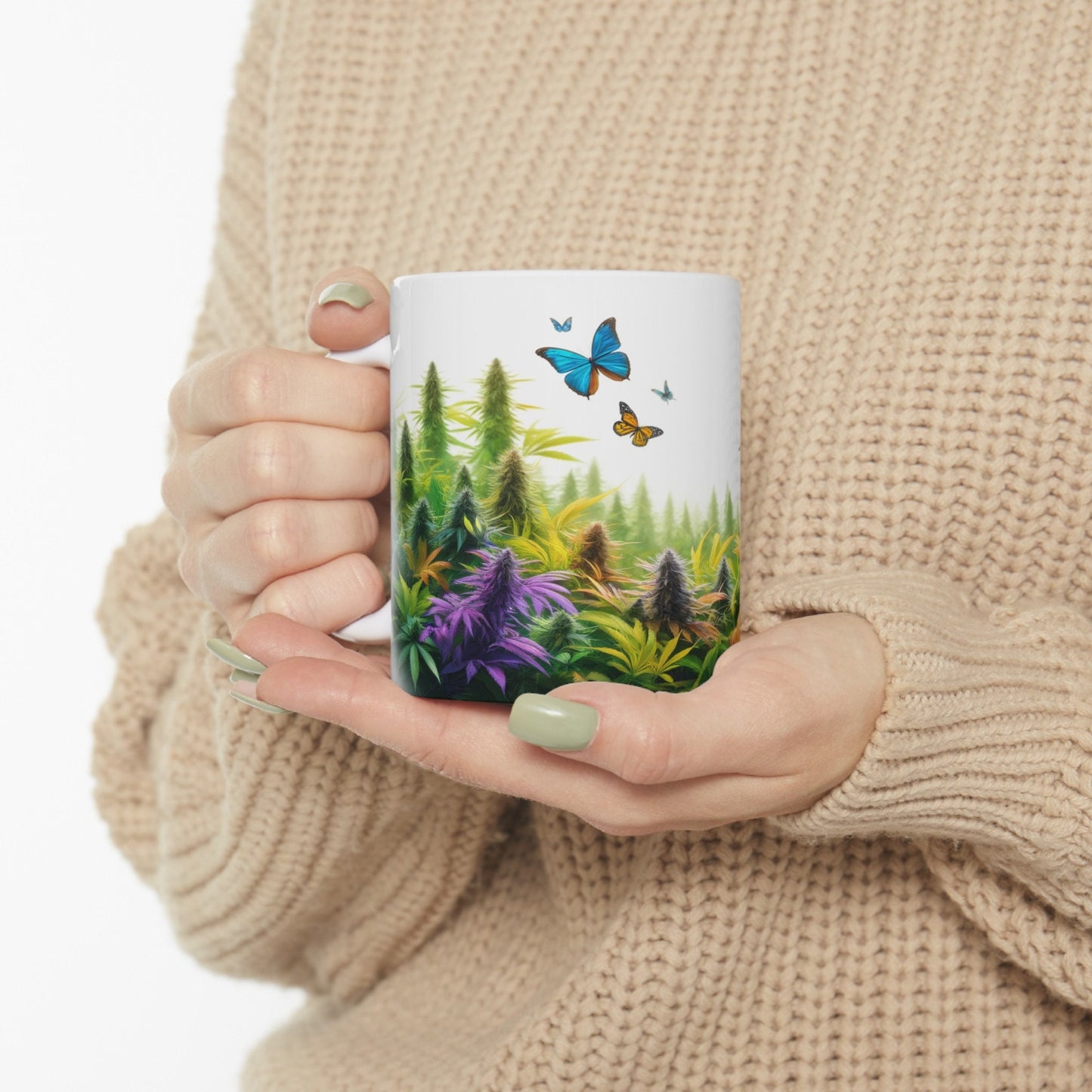 PEACEFUL WEED Mug - Weed Coffee Mug (11oz)
