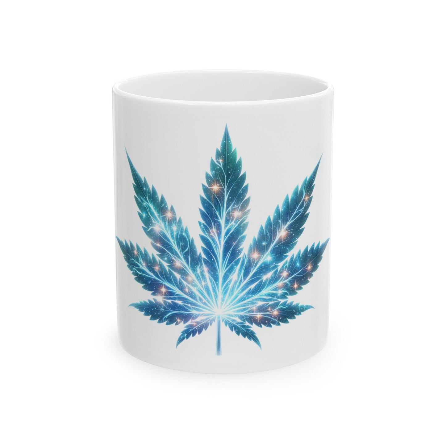 SPACE WEED LEAF - Coffee Weed Mug (11oz)