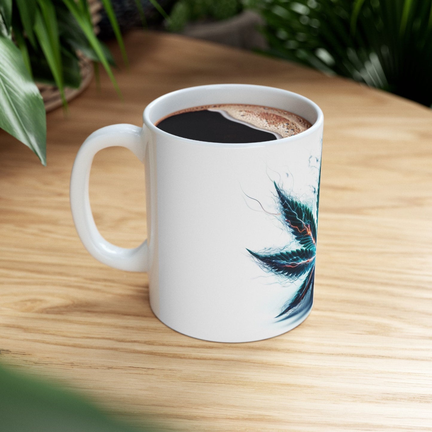 420 WEED LEAF - Coffee Weed Mug (11oz)