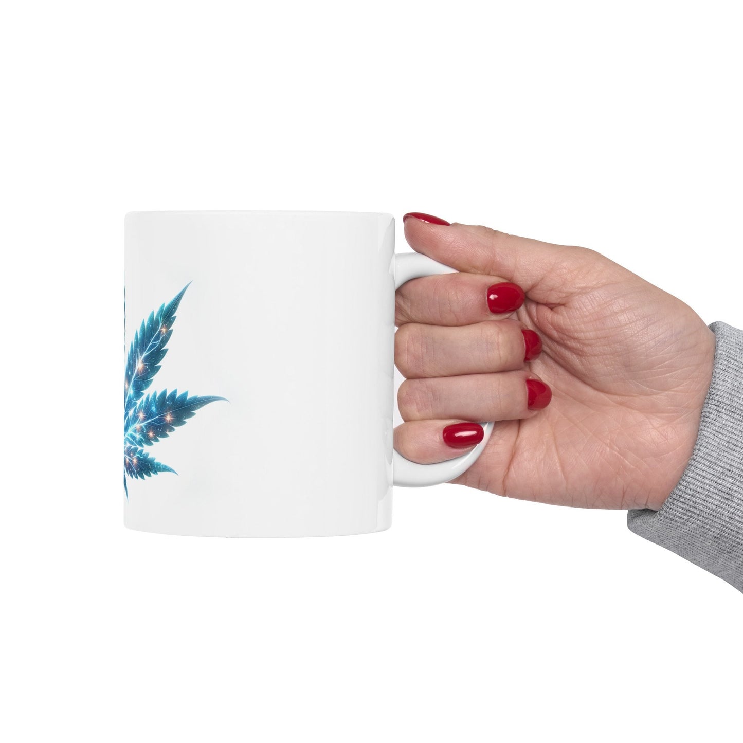 SPACE WEED LEAF - Coffee Weed Mug (11oz)