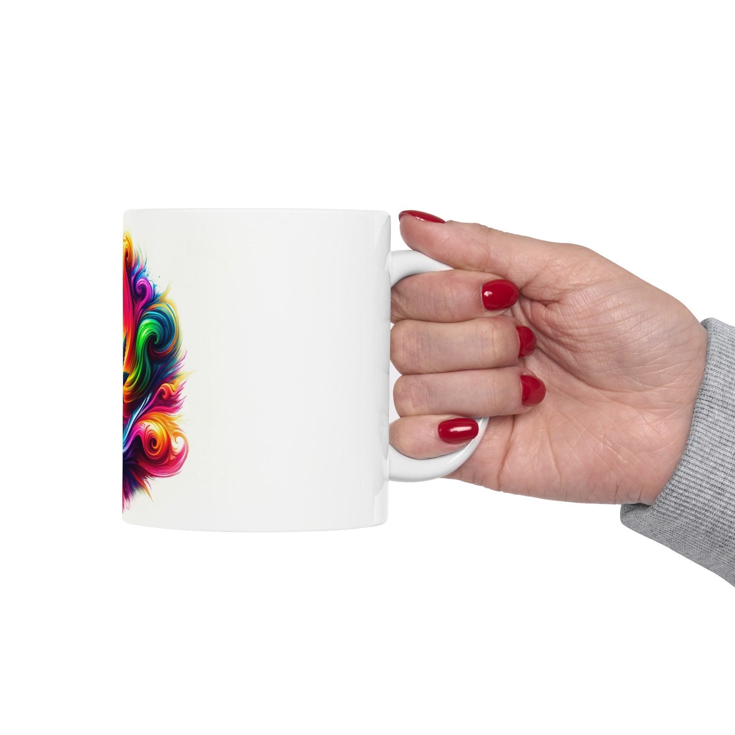 420 WEED LEAF ART - Coffee Weed Mug (11oz)