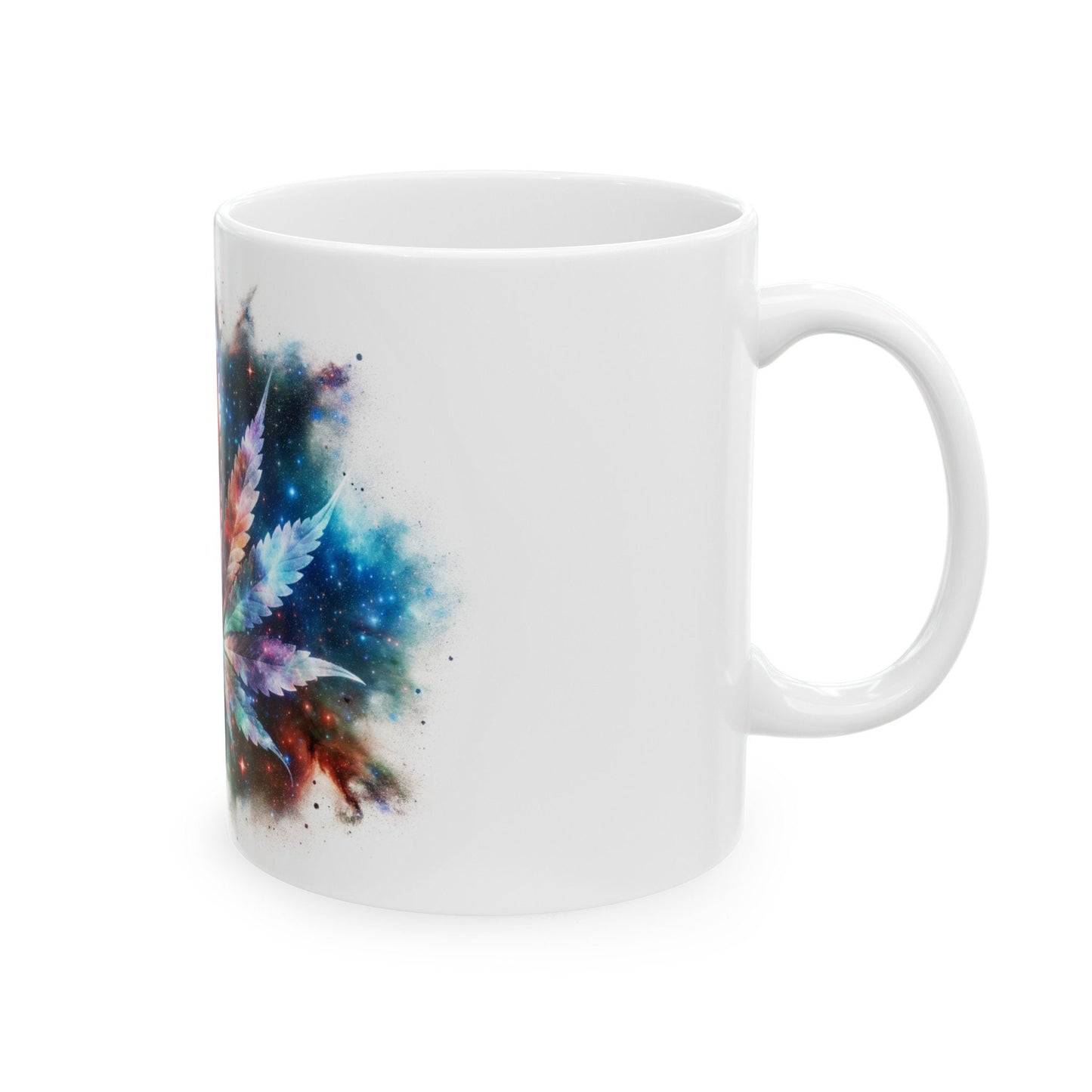 SPACE WEED LEAF - Coffee Weed Mug (11oz)
