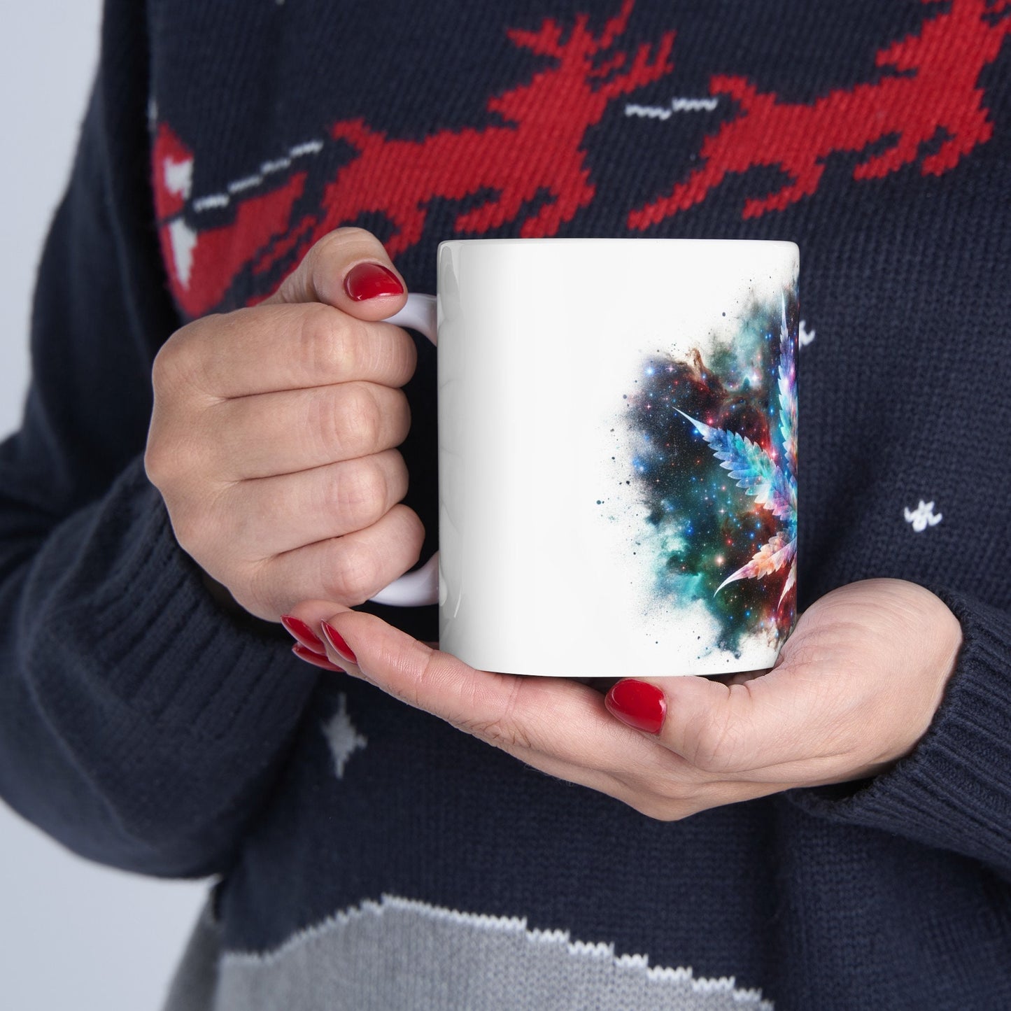 SPACE WEED LEAF - Coffee Weed Mug (11oz)
