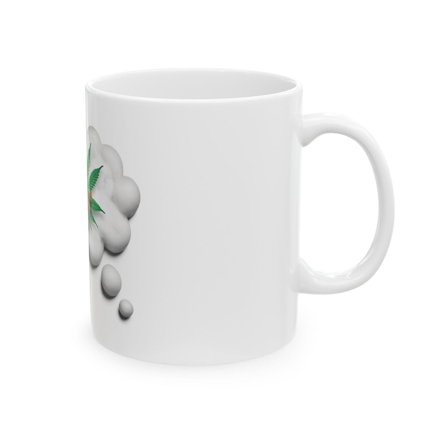 THINKING WEED LEAF - Coffee Weed Mug (11oz)