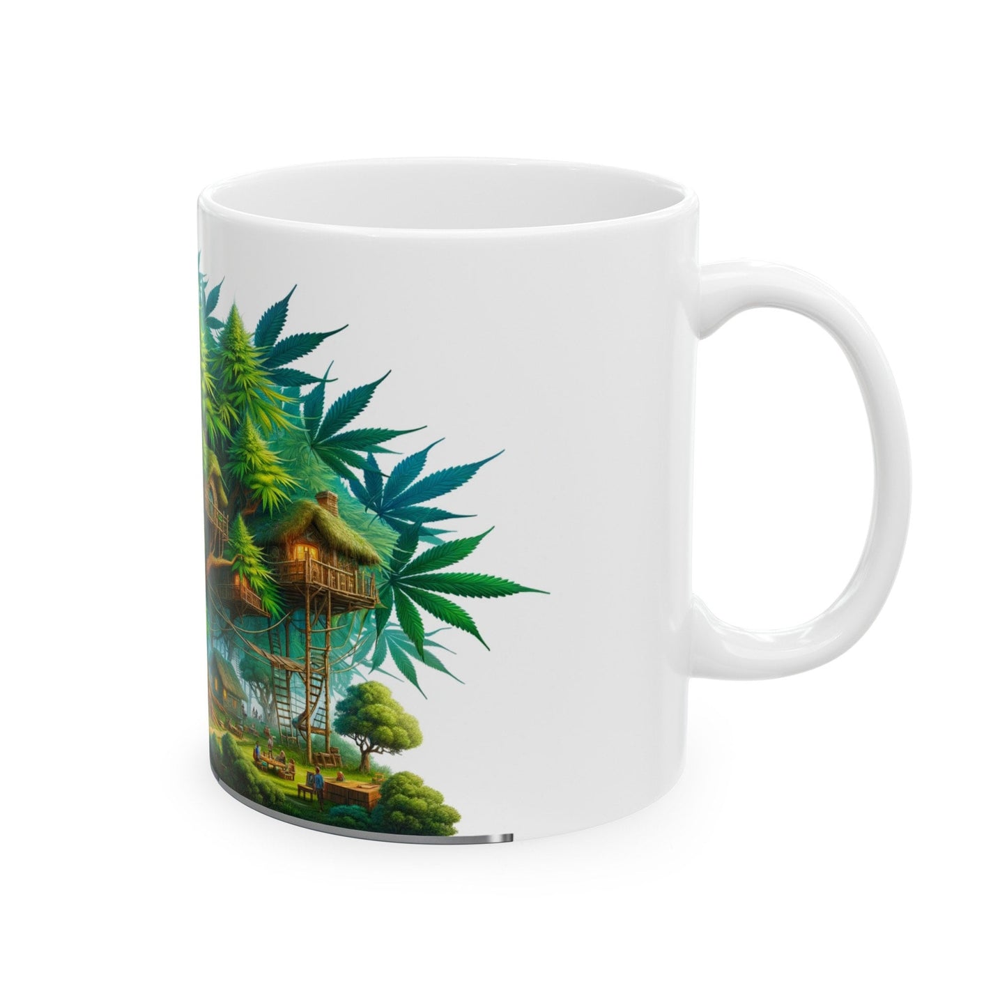 WEED VILLAGE MUG - Coffee Weed Mug (11oz)
