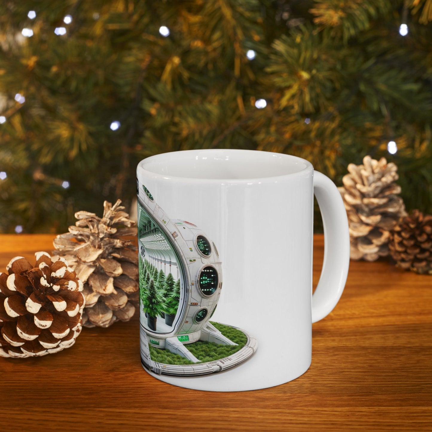 SPACE WEED FARM - Coffee Weed Mug (11oz)