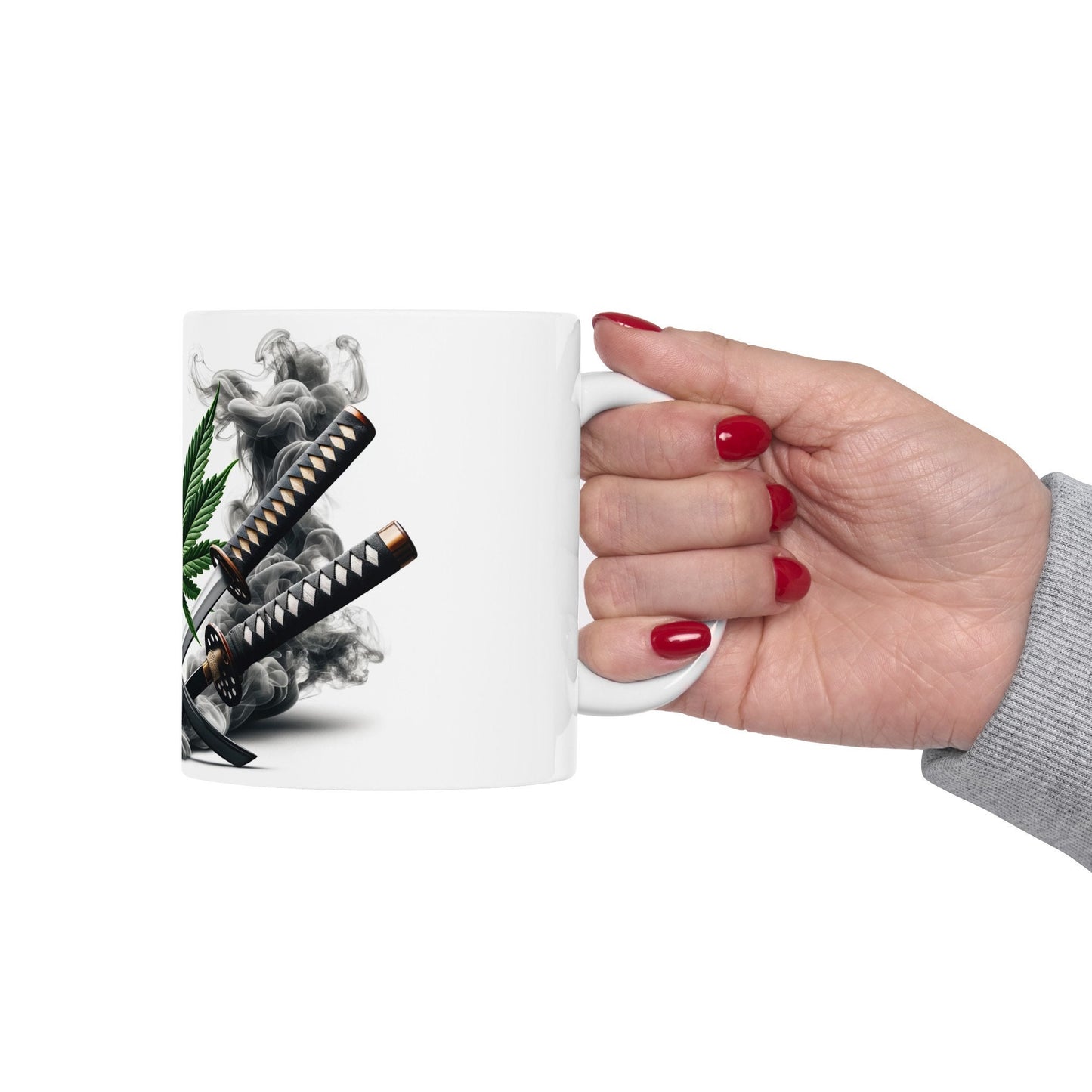 WEED & KATANAS - Coffee Weed Mug (11oz)