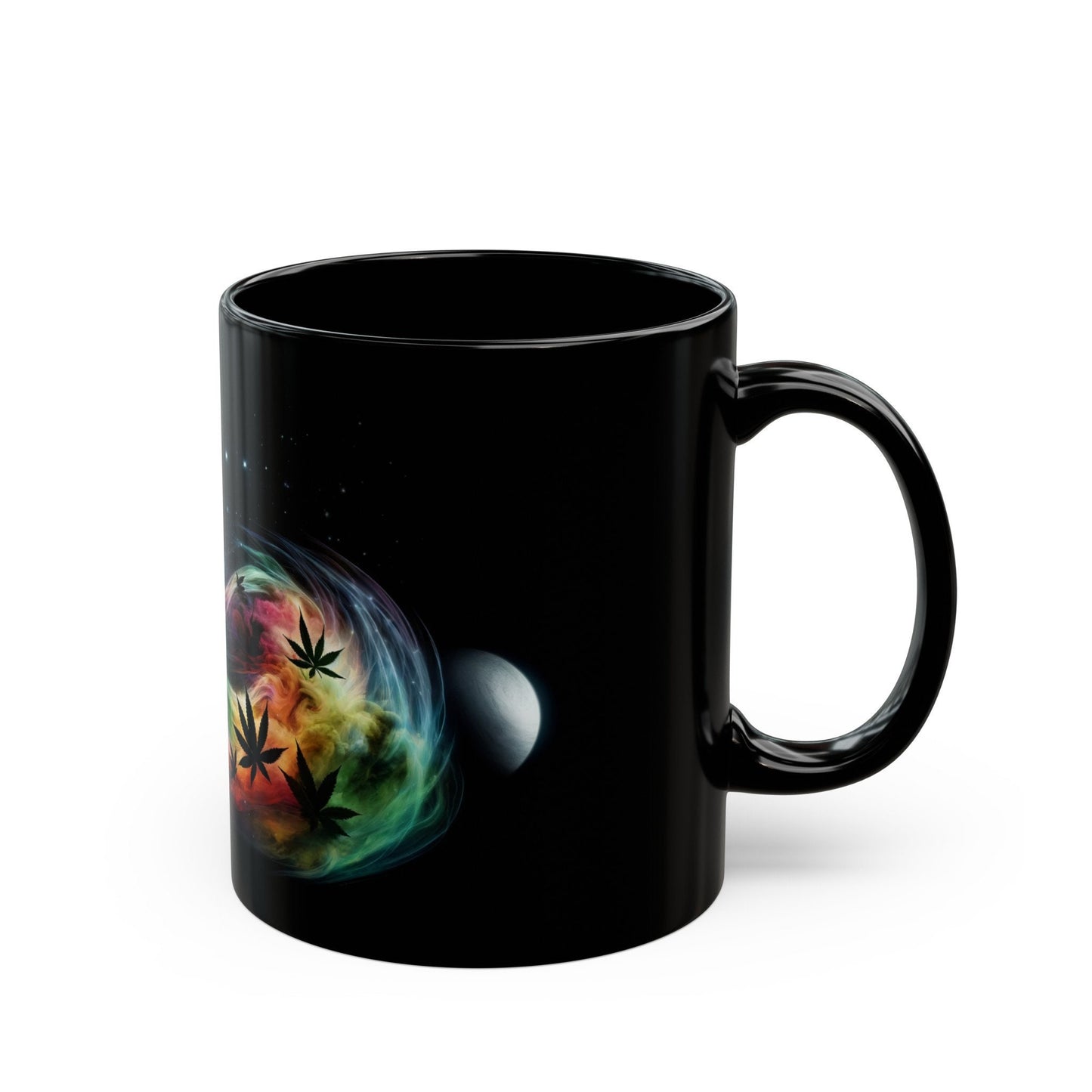 COSMIC WEED MUG - 420 Coffee Mug (11oz) BLACK