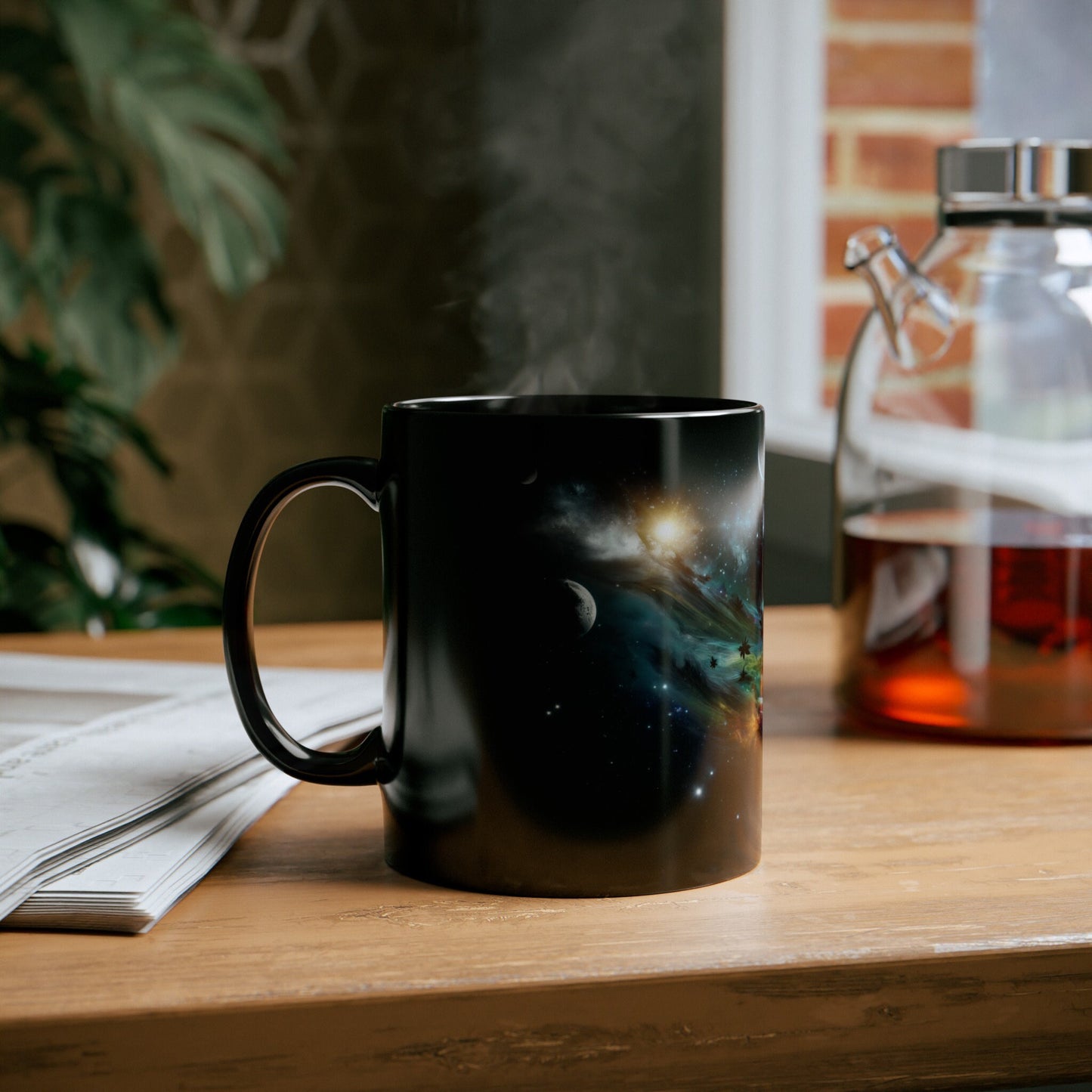 COSMIC WEED MUG - 420 Coffee Mug (11oz) BLACK