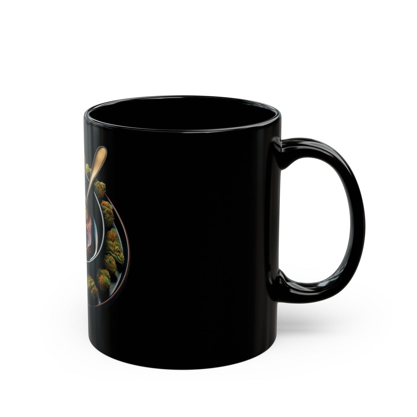 WEED WAX SOUP - Weed Coffee Mug (11oz) BLACK