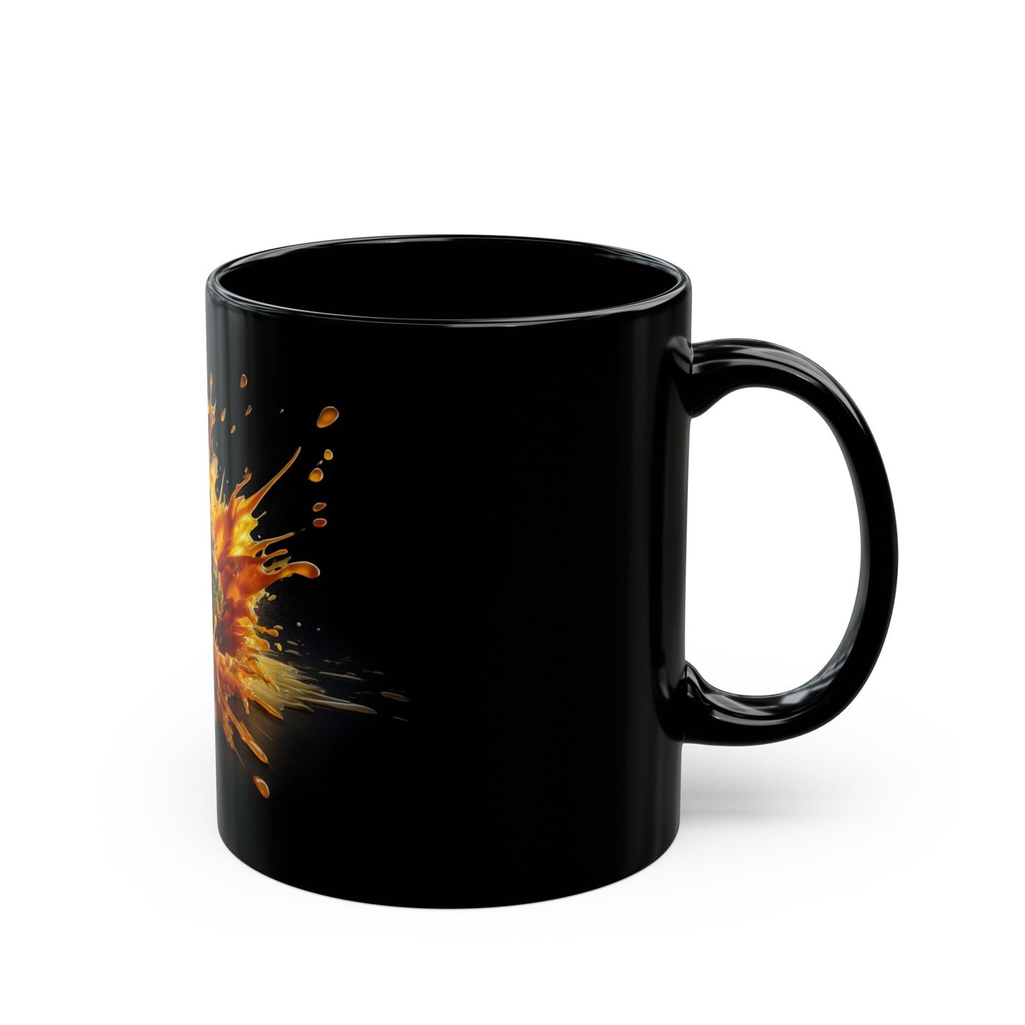 WEED WAX MUG - Weed Coffee Mug (11oz) BLACK
