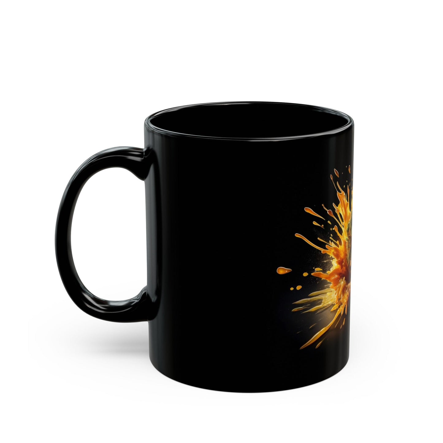 WEED WAX MUG - Weed Coffee Mug (11oz) BLACK
