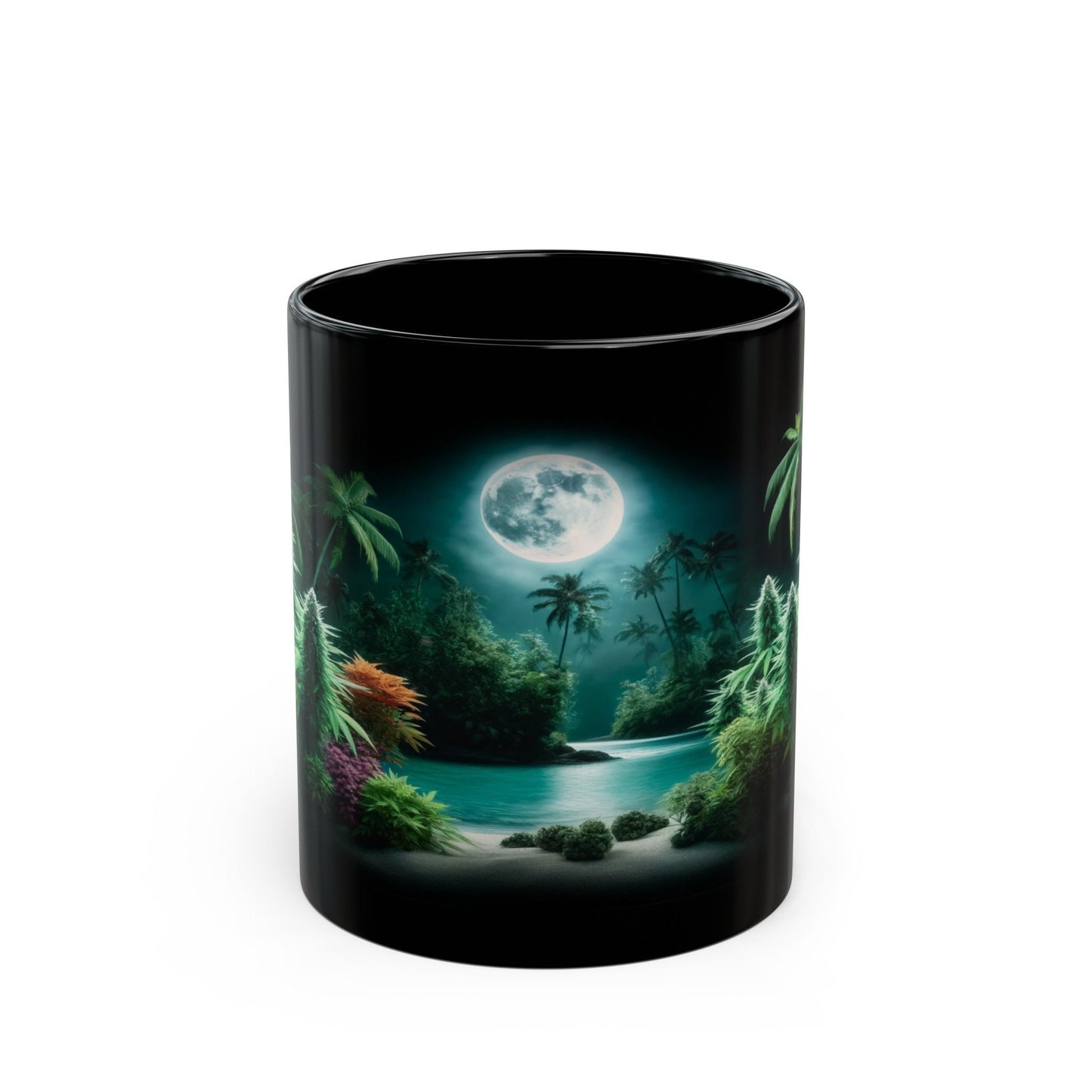 420 BEACH NIGHT - WEED Coffee Mug (11oz)