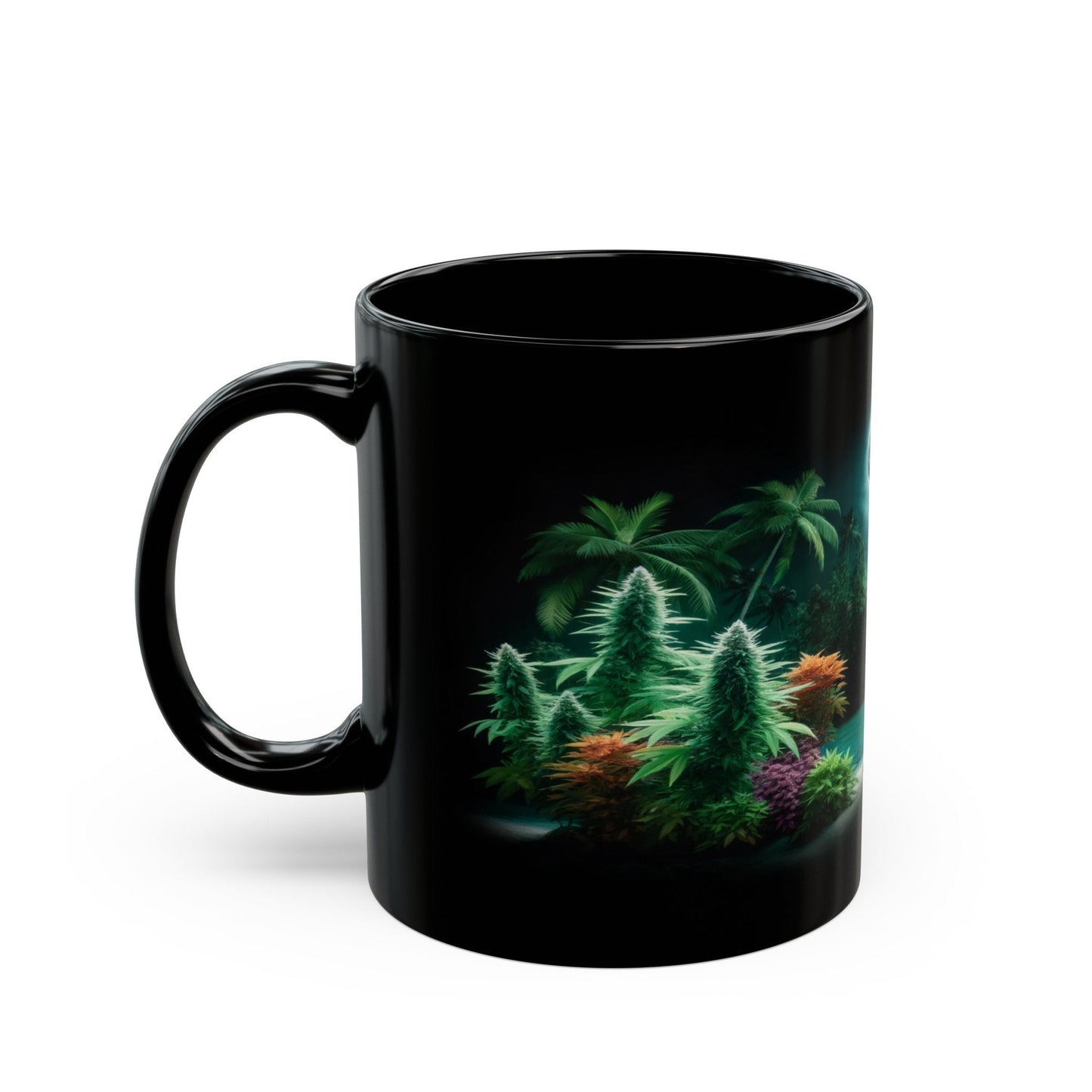 420 BEACH NIGHT - WEED Coffee Mug (11oz)