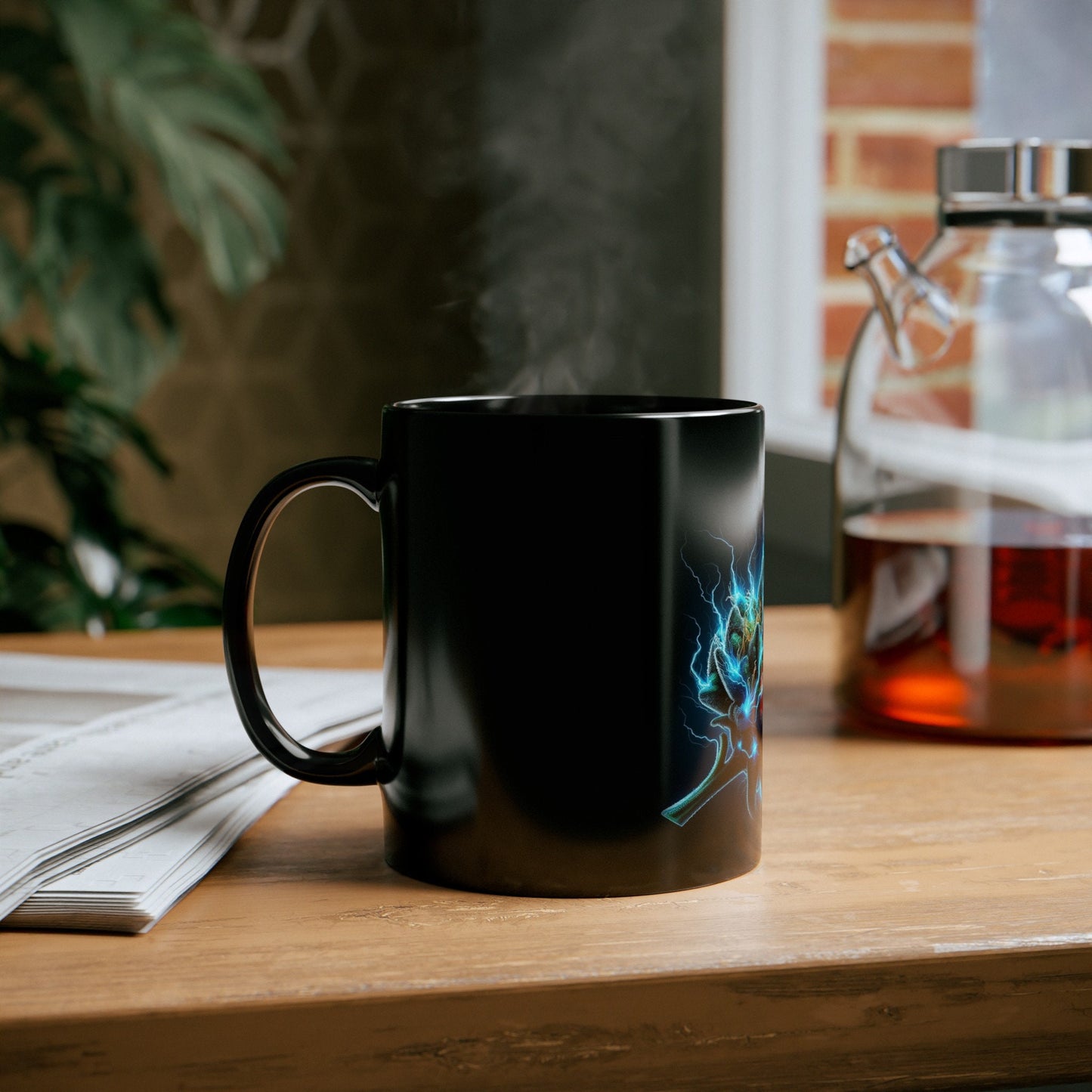 ELECTRIC WEED NUG - Weed Coffee Mug (11oz) BLACK