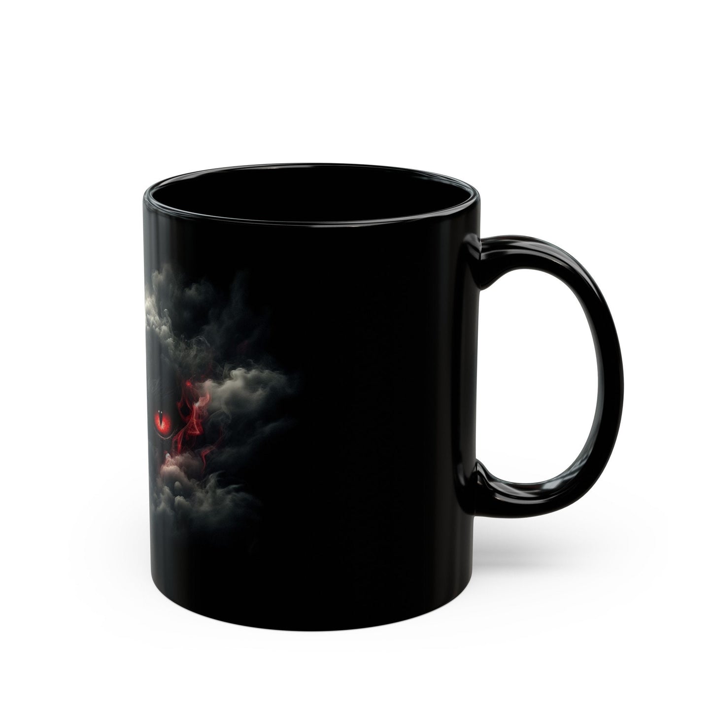 SMOKEY RED EYES - WEED Coffee Mug (11oz) BLACK