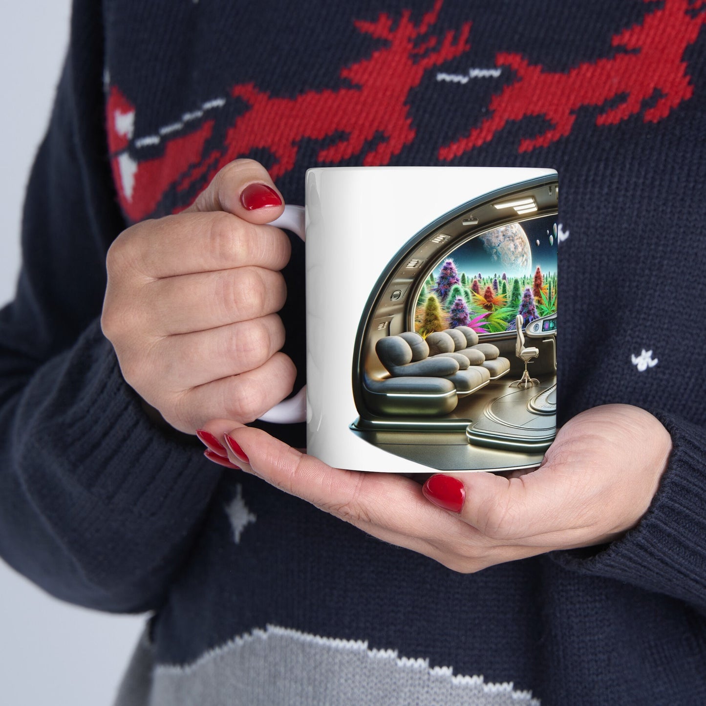 WEED PLANET MUG - Coffee Weed Mug (11oz)