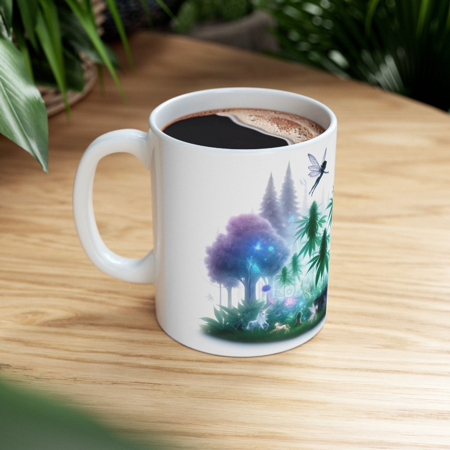 MAGIC WEED SCENE - Coffee Weed Mug (11oz)