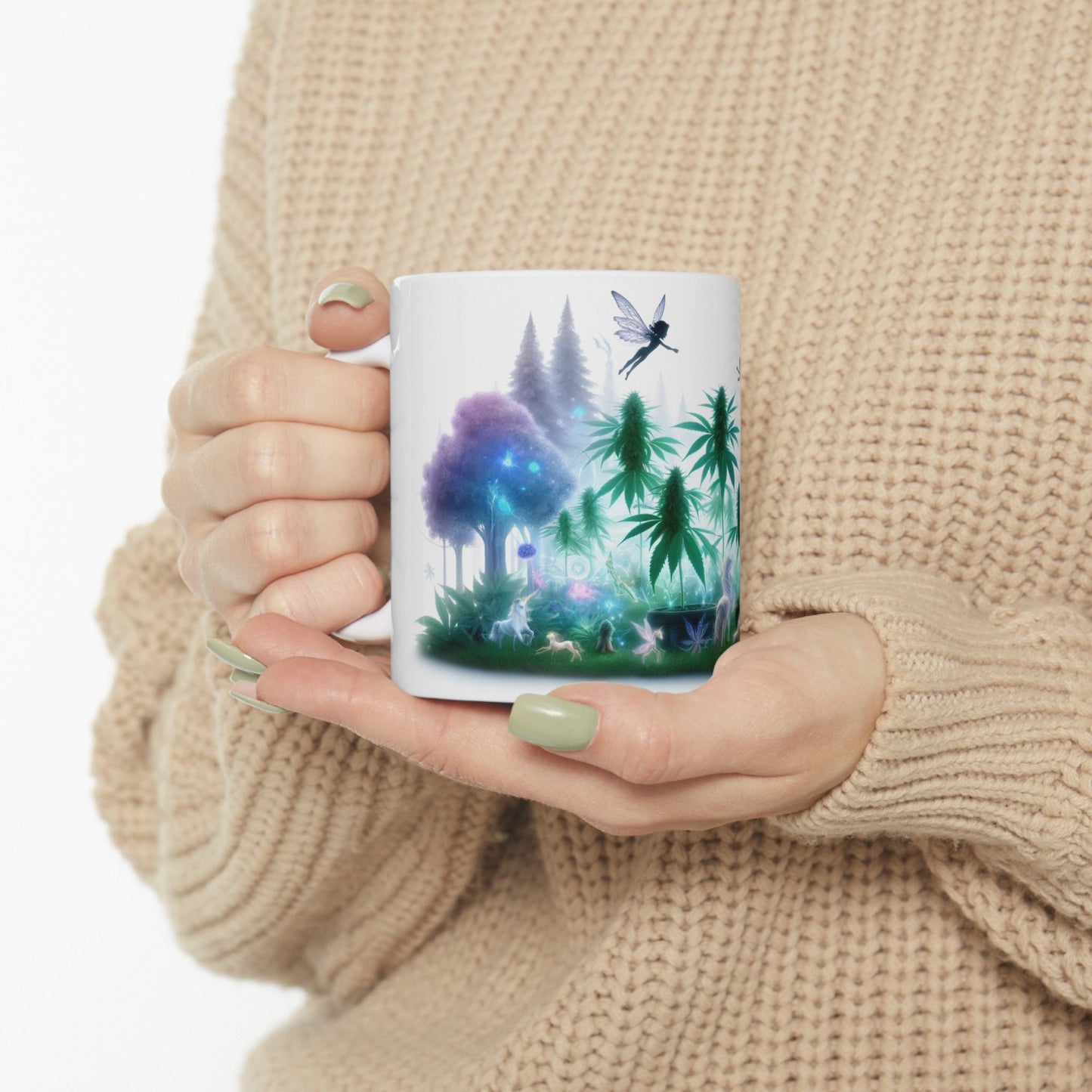 MAGIC WEED SCENE - Coffee Weed Mug (11oz)